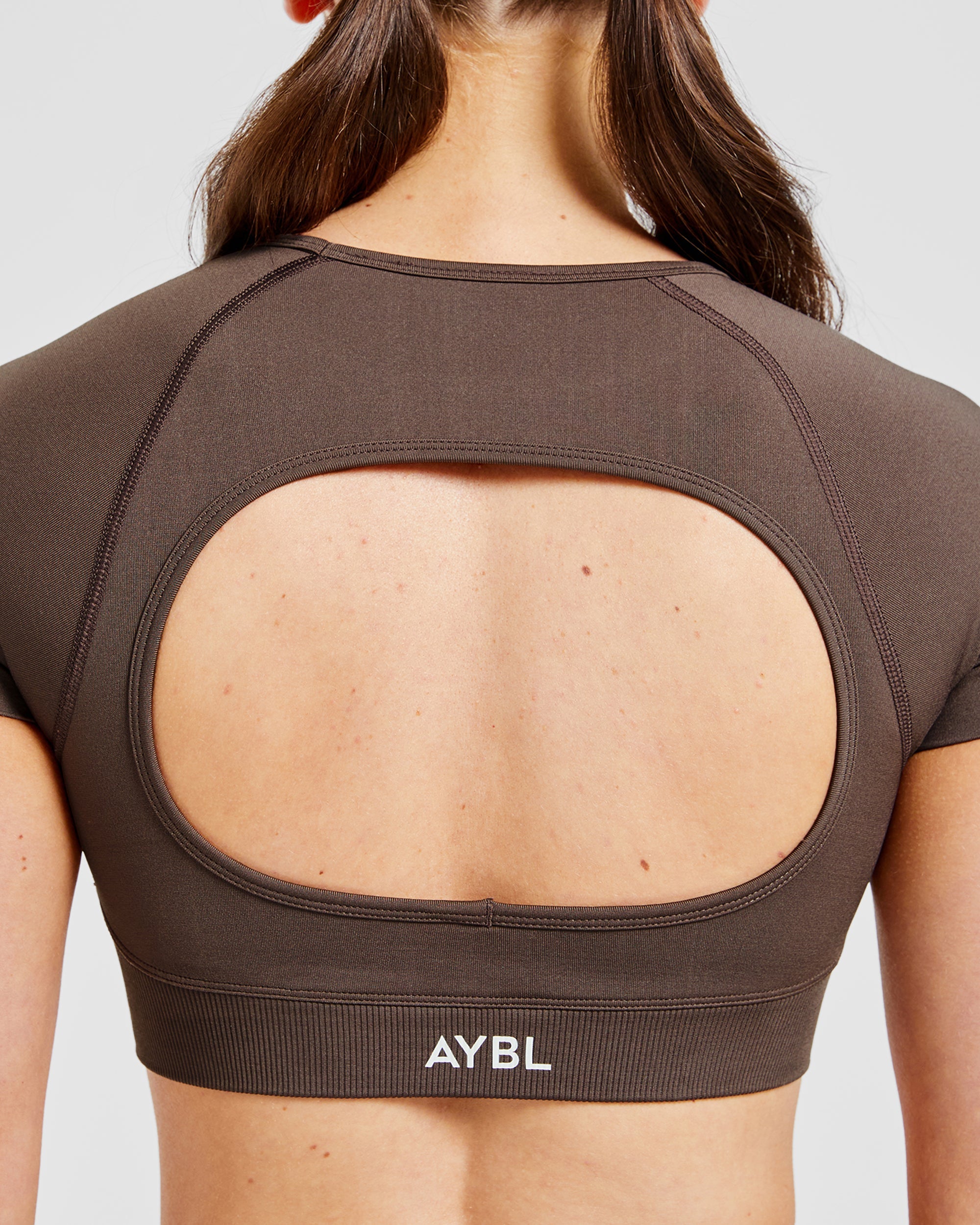 Adapt Seamless Crop Top - Brun