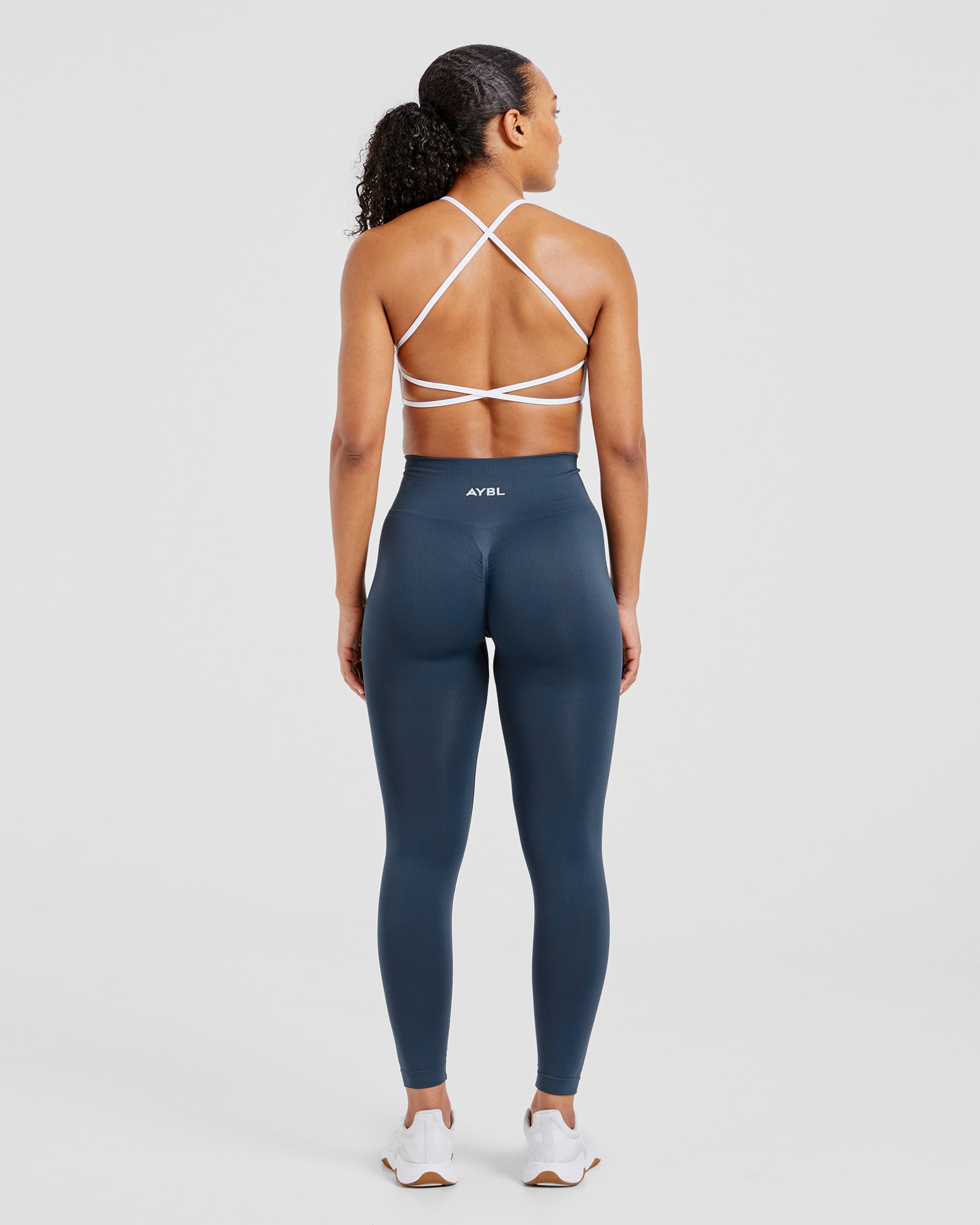 Essential Crossback Sports Bra - Blanc