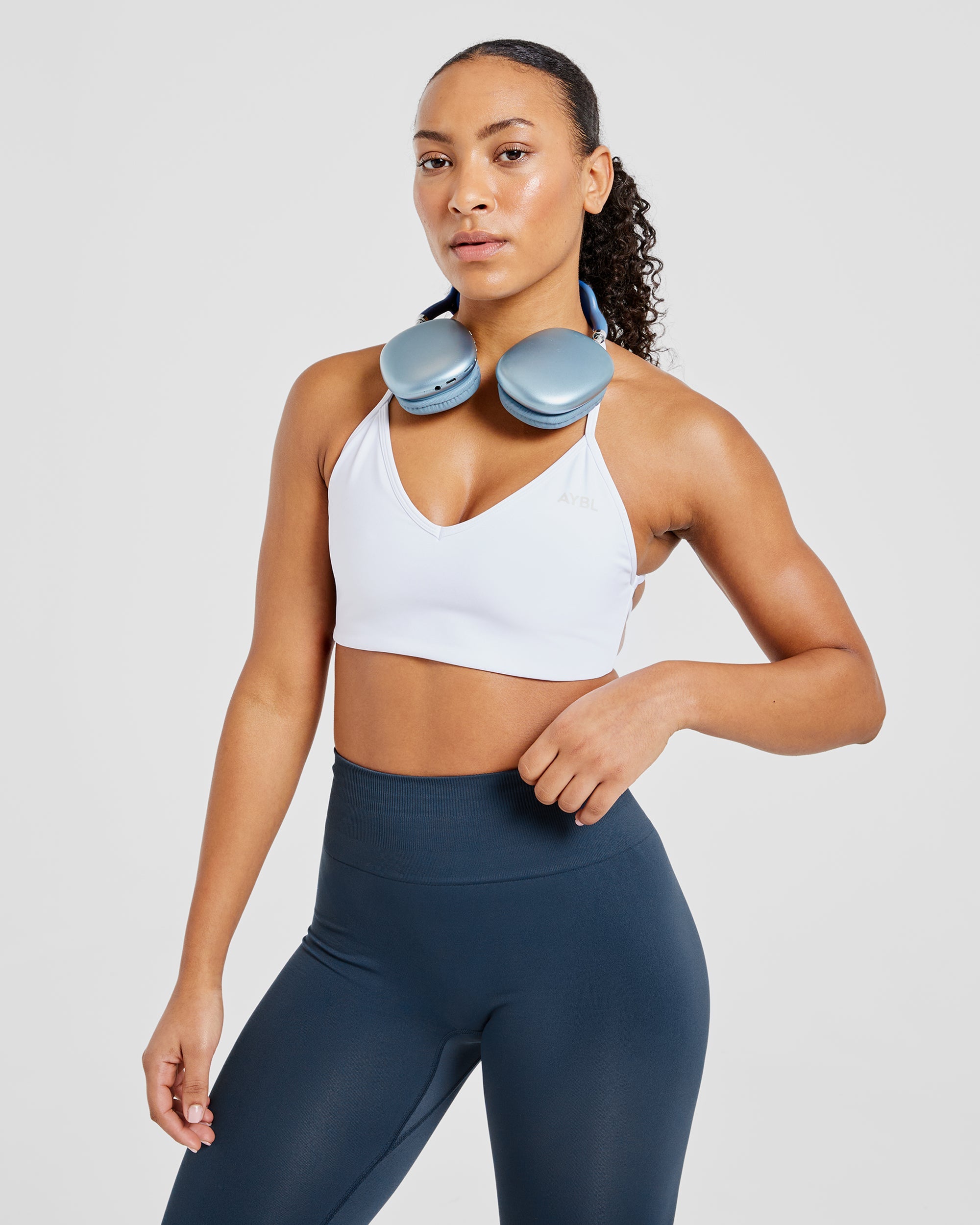 Essential Crossback Sports Bra - Blanc