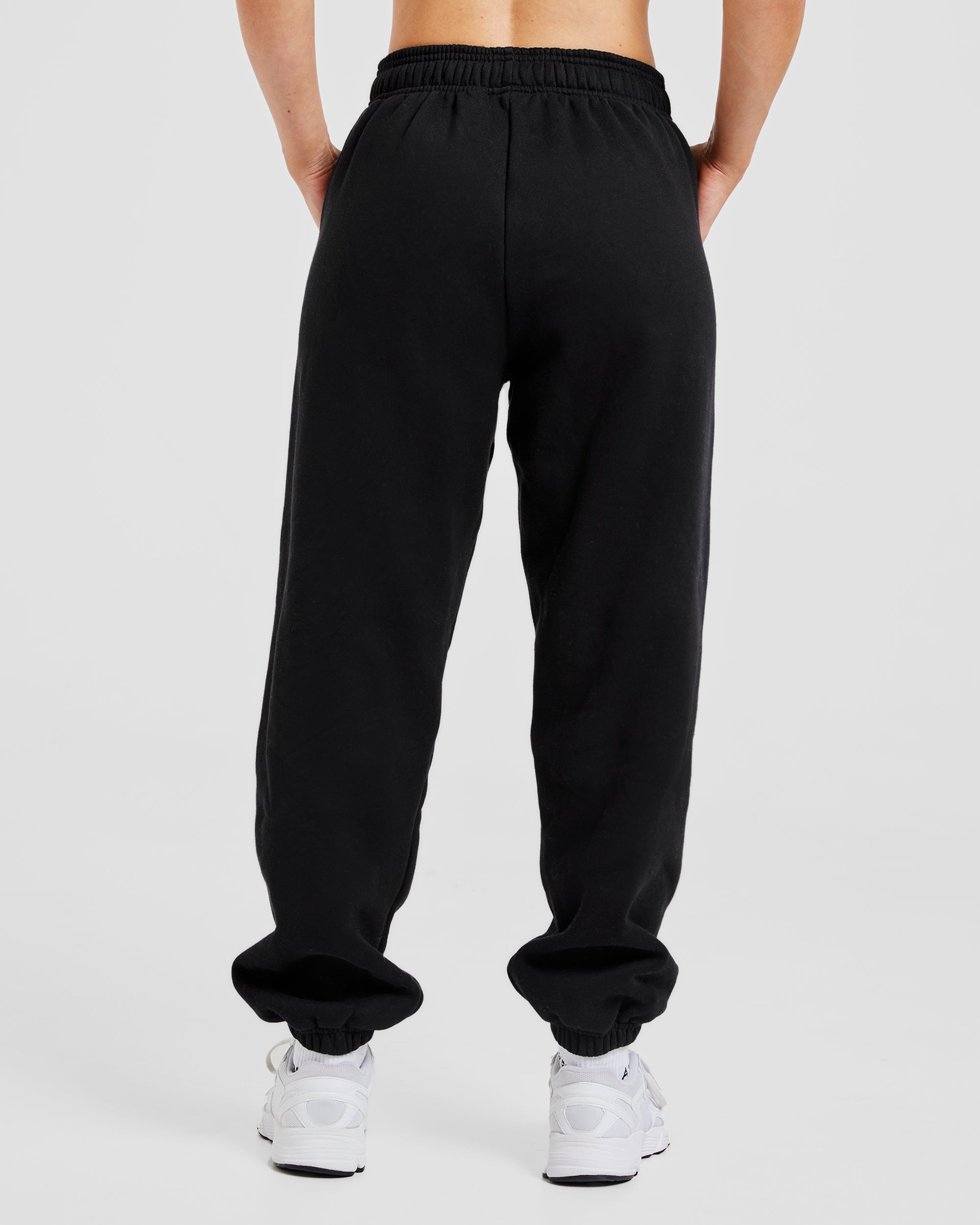 Varsity Oversized Joggers - Noir