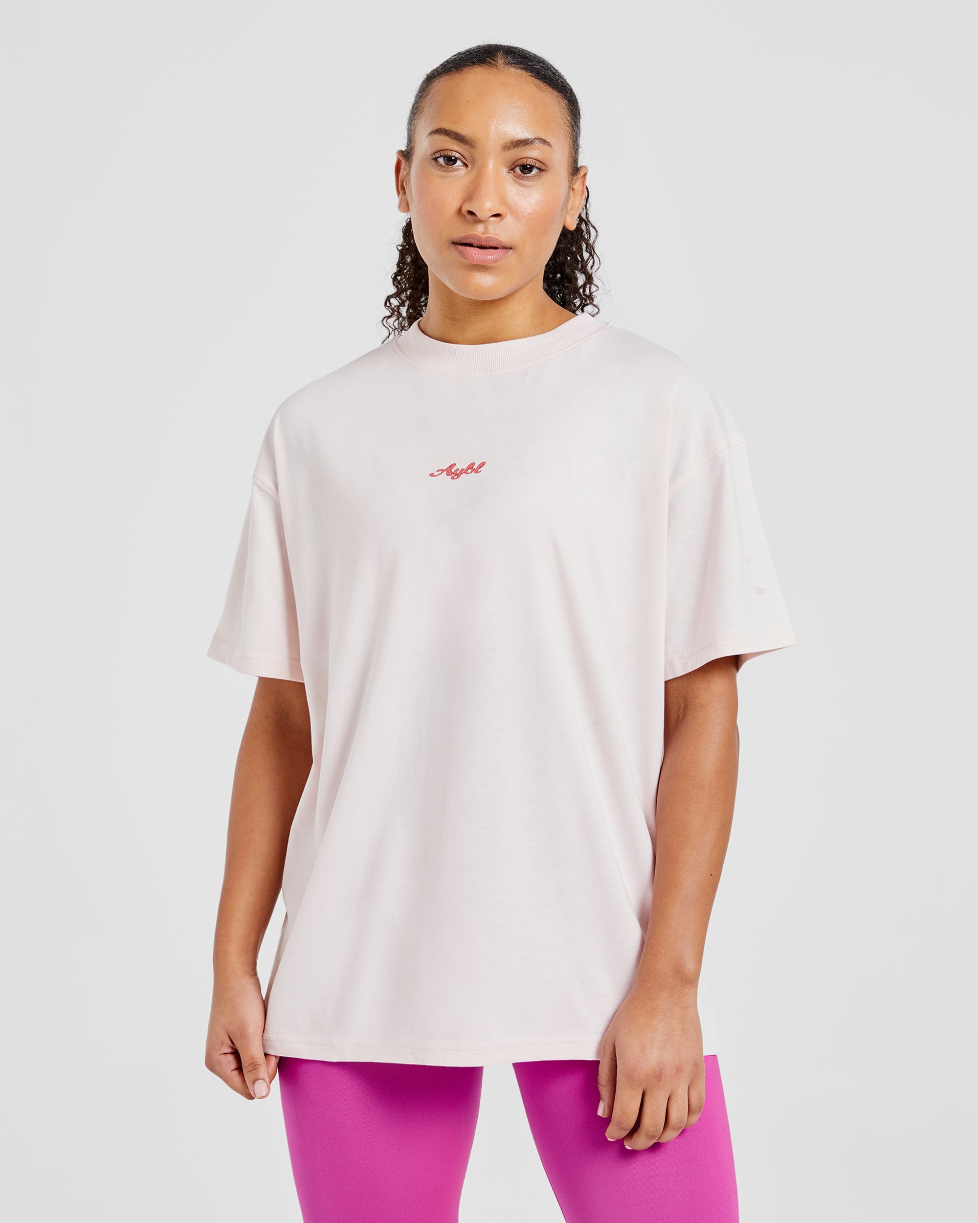 Swolemate Oversized T Shirt - Rose
