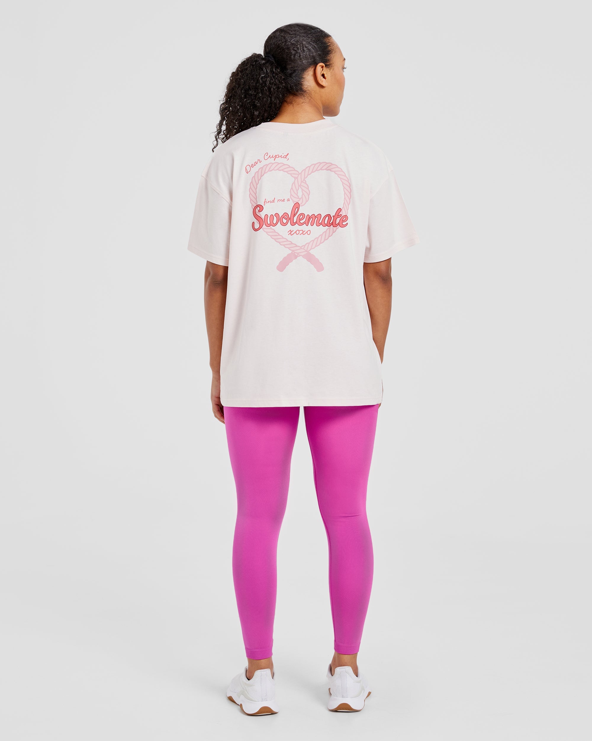 Swolemate Oversized T Shirt - Rose
