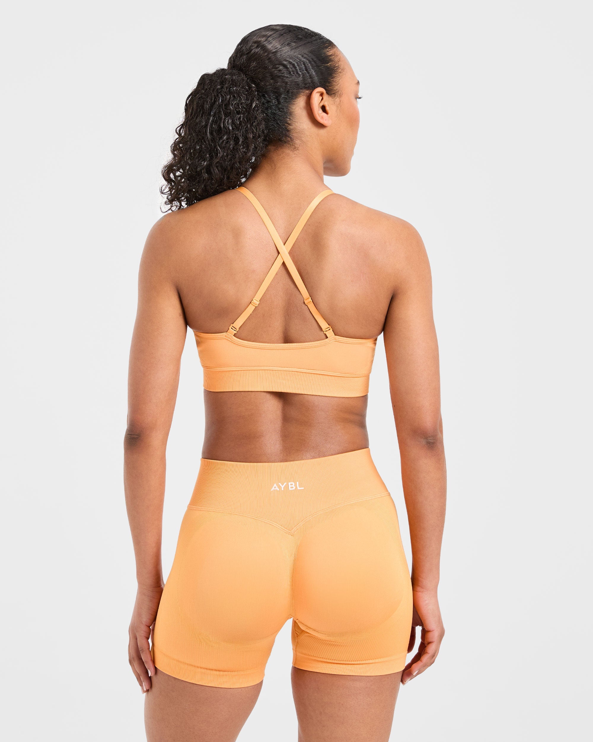 Adapt Seamless Sports Bra - Bright Orange