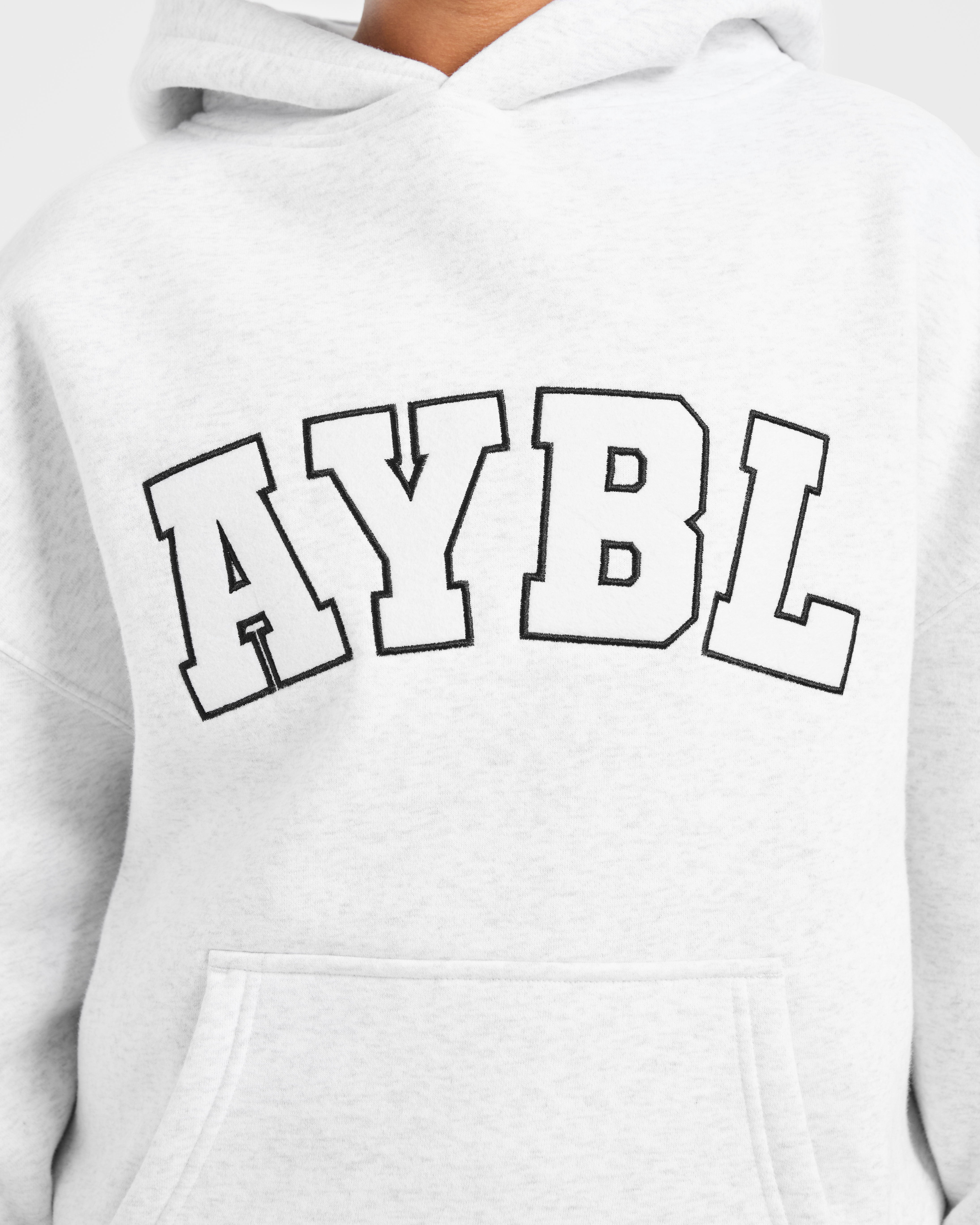 Varsity 2.0 Oversized Hoodie - Heather Gris
