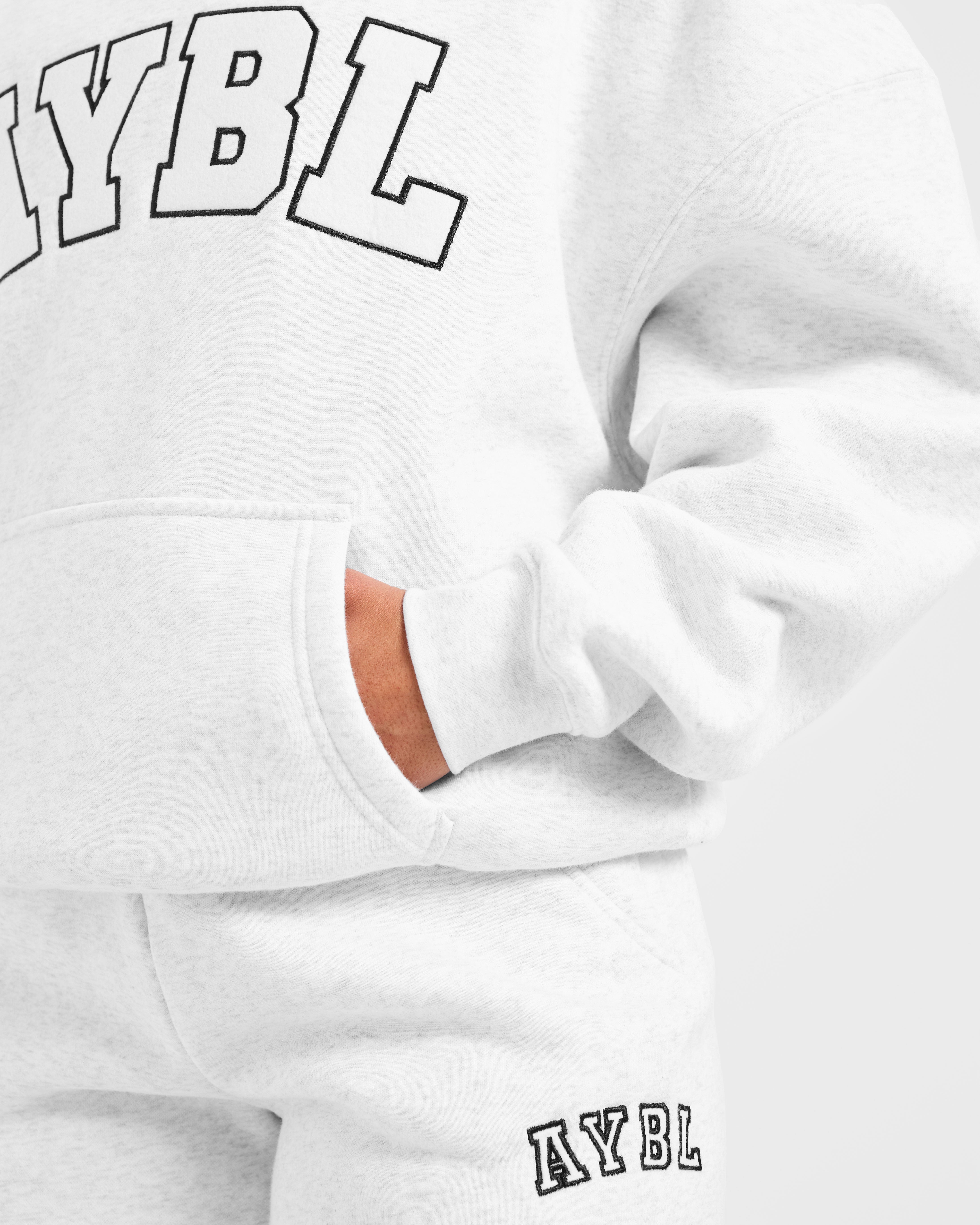 Varsity 2.0 Oversized Hoodie - Heather Gris