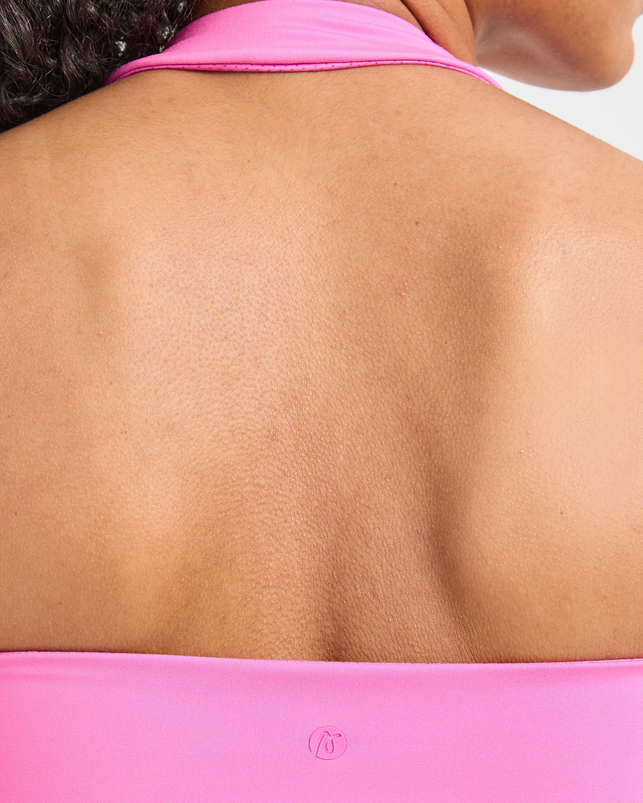 Staple Halterneck Crop Top - Summer Rose