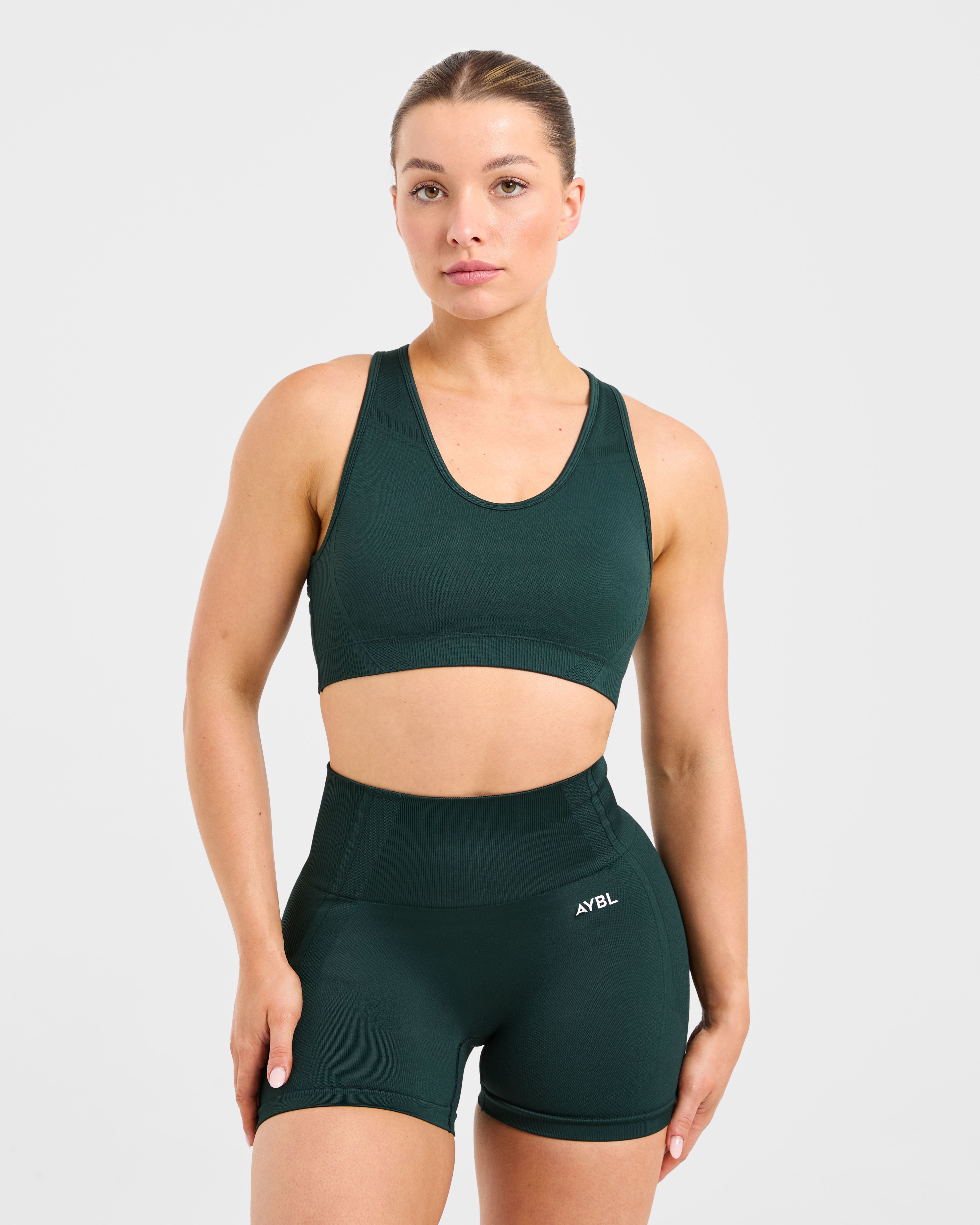 Balance V3 Seamless Sports Bra - Dark Vert