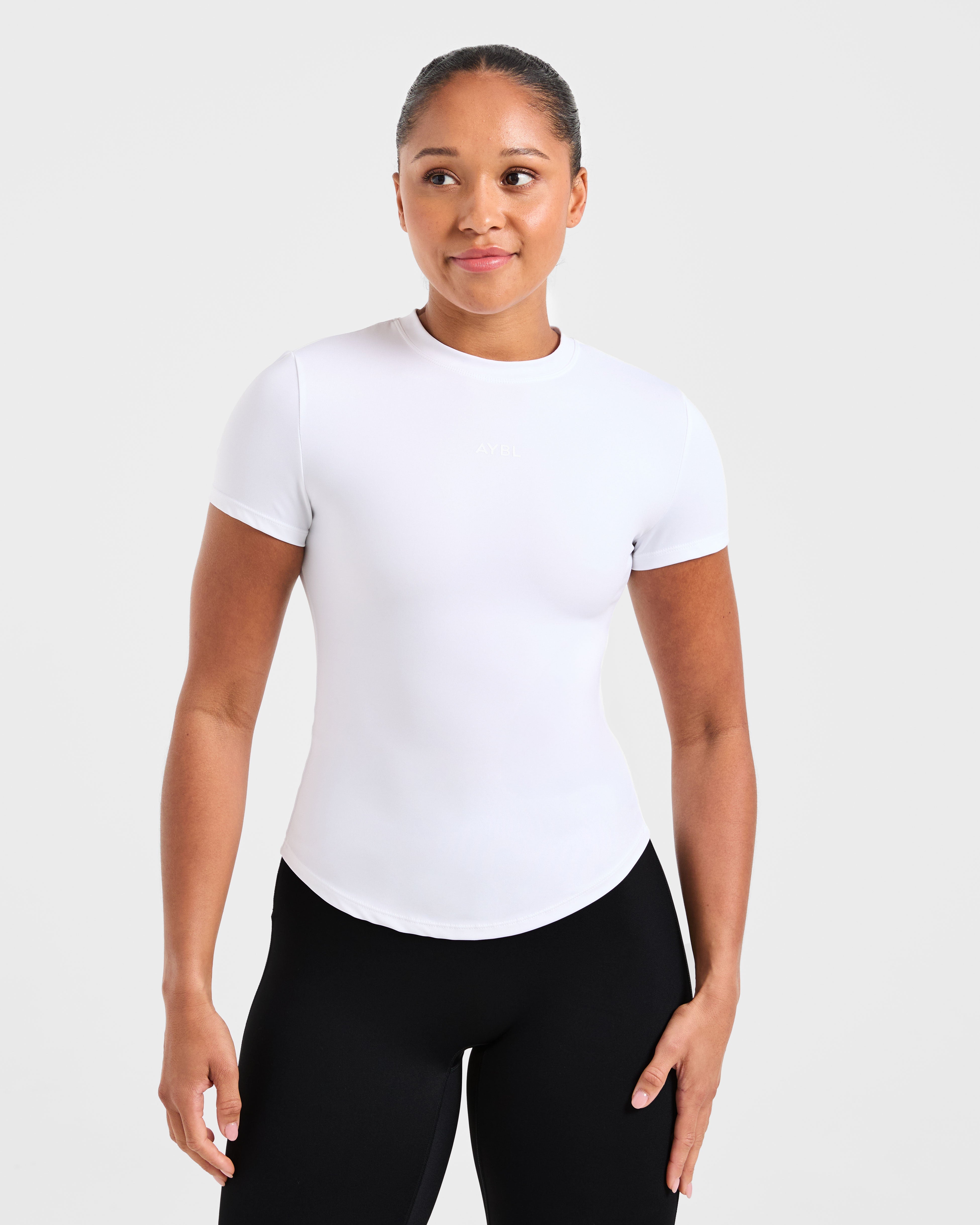 Sculpt T Shirt - Blanc