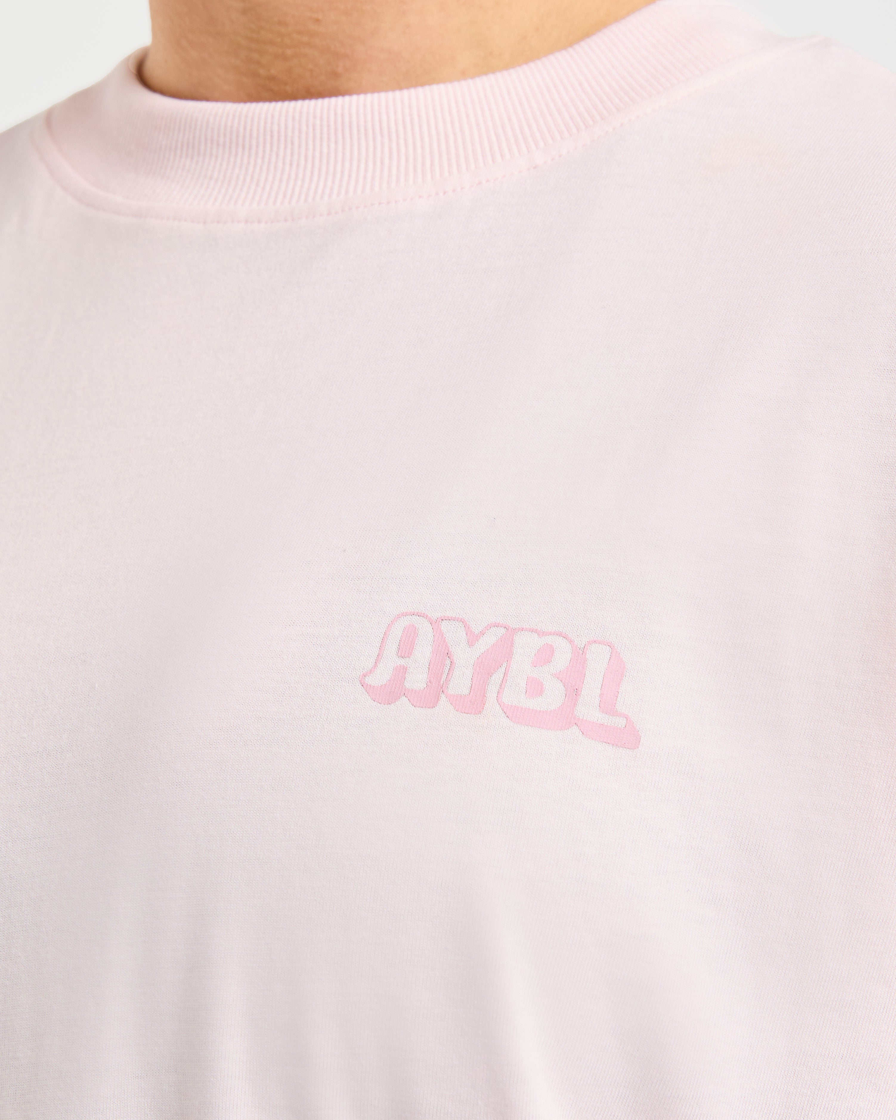 Gym Girl Era Oversized T Shirt - Rose