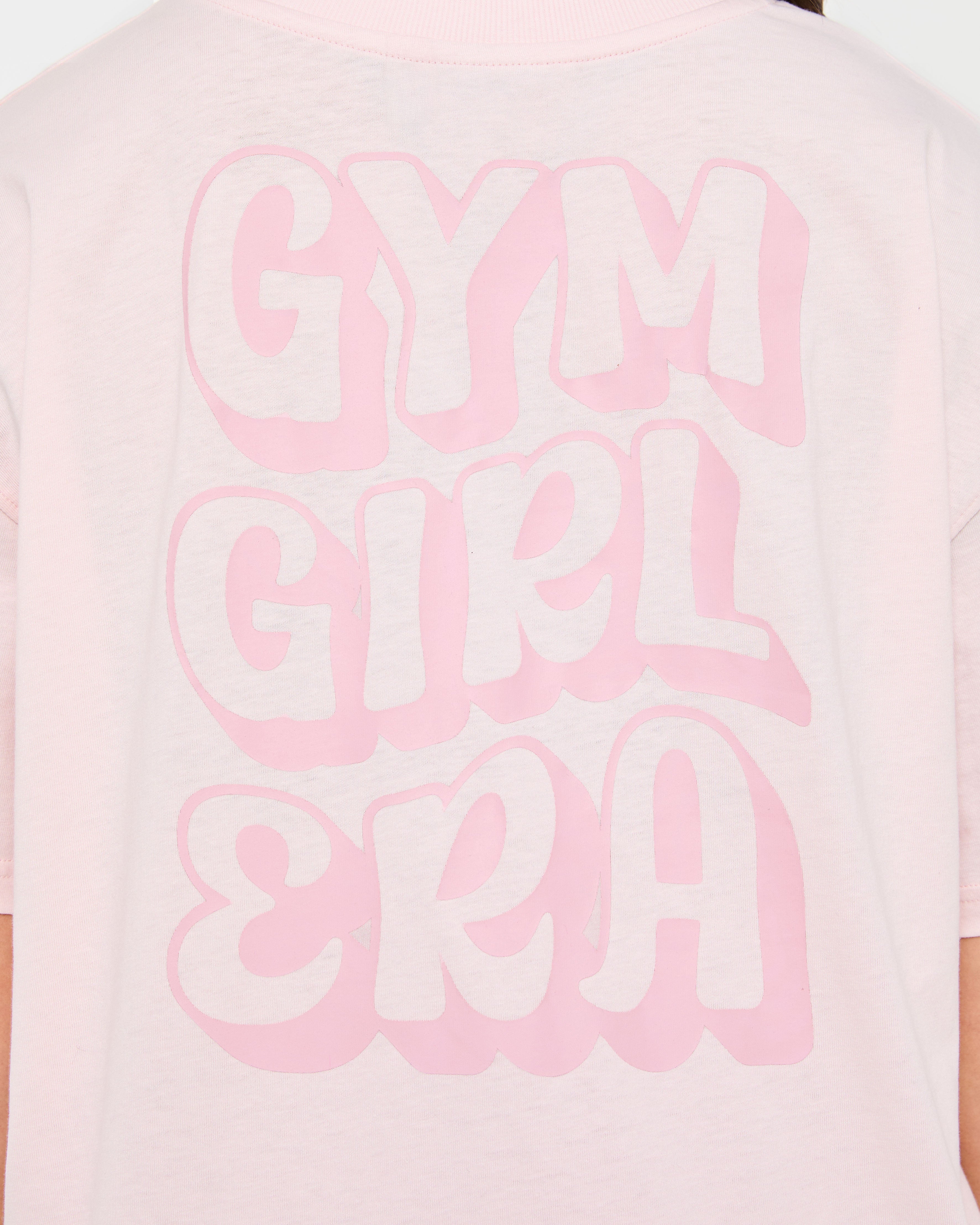 Gym Girl Era Oversized T Shirt - Rose
