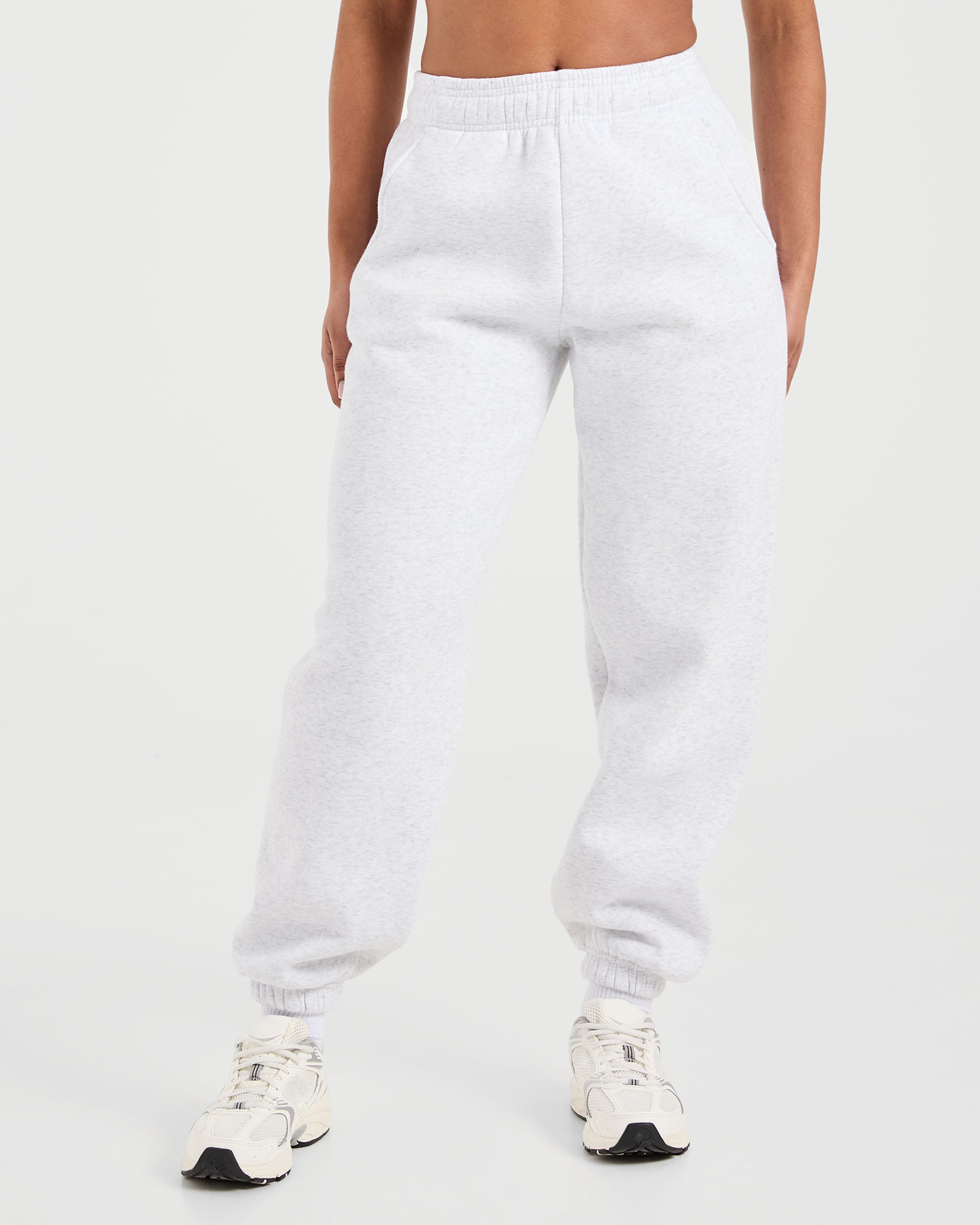 Classic Plush Oversized Joggers - Heather Gris