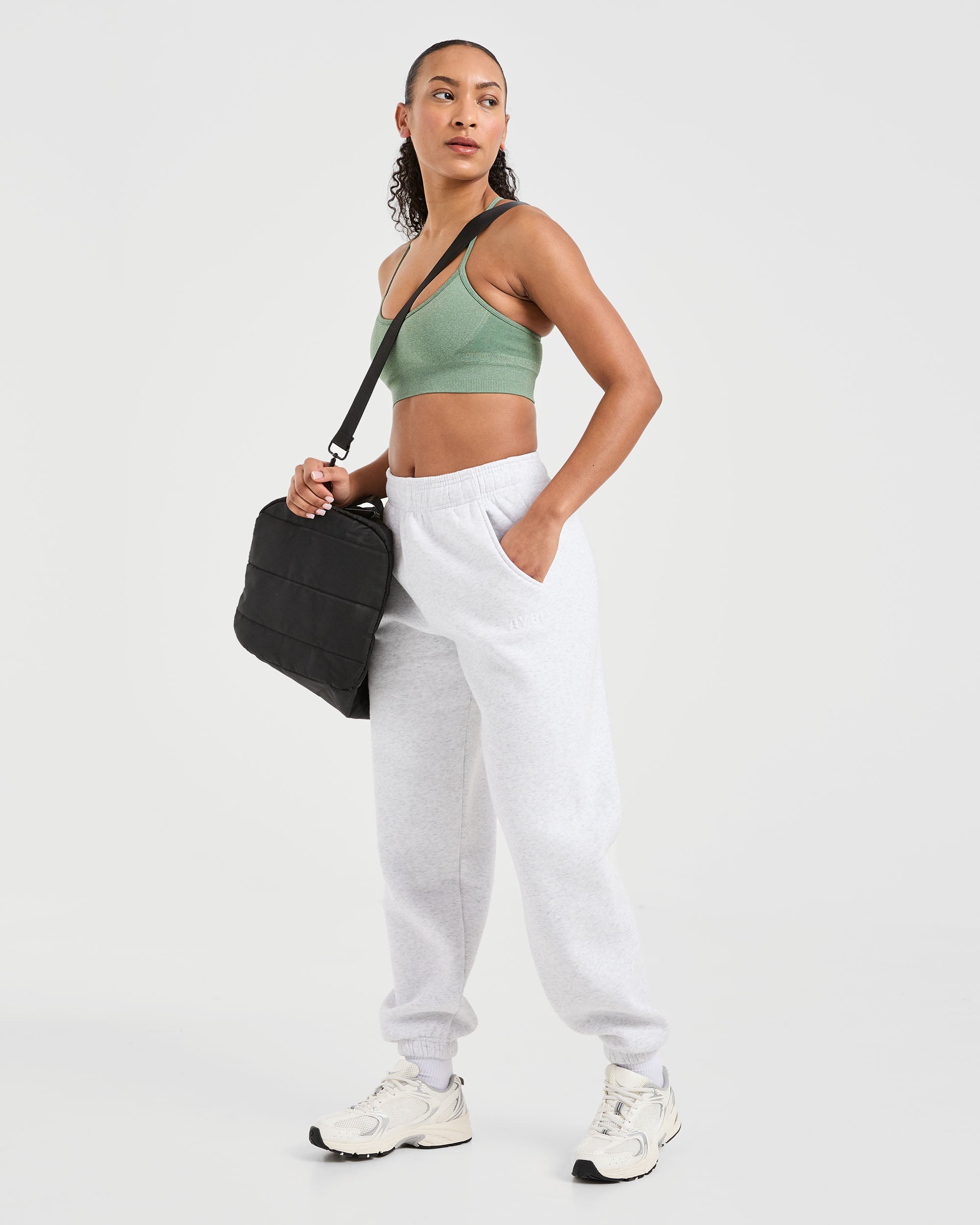 Classic Plush Oversized Joggers - Heather Gris