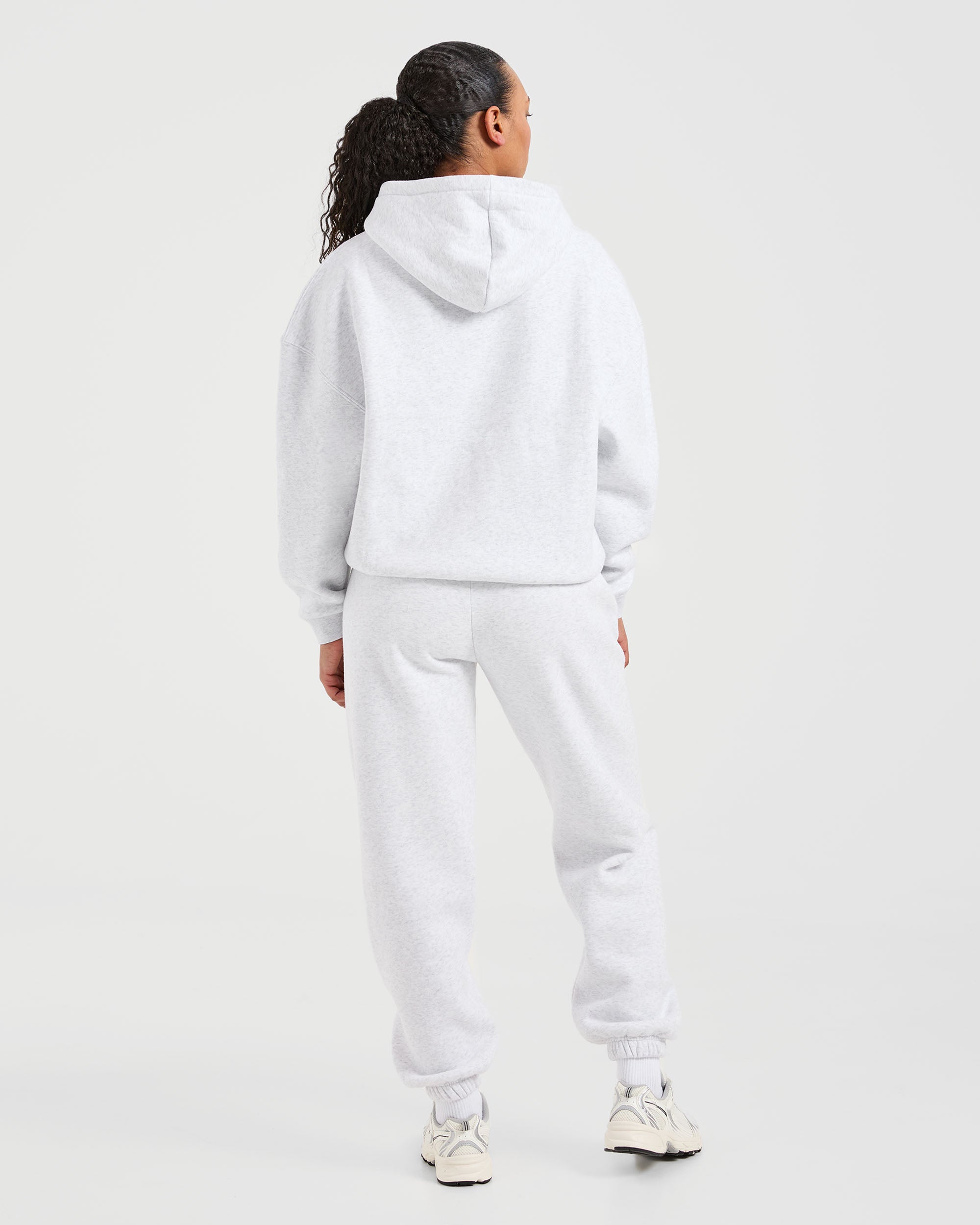 Classic Plush Oversized Hoodie - Heather Gris