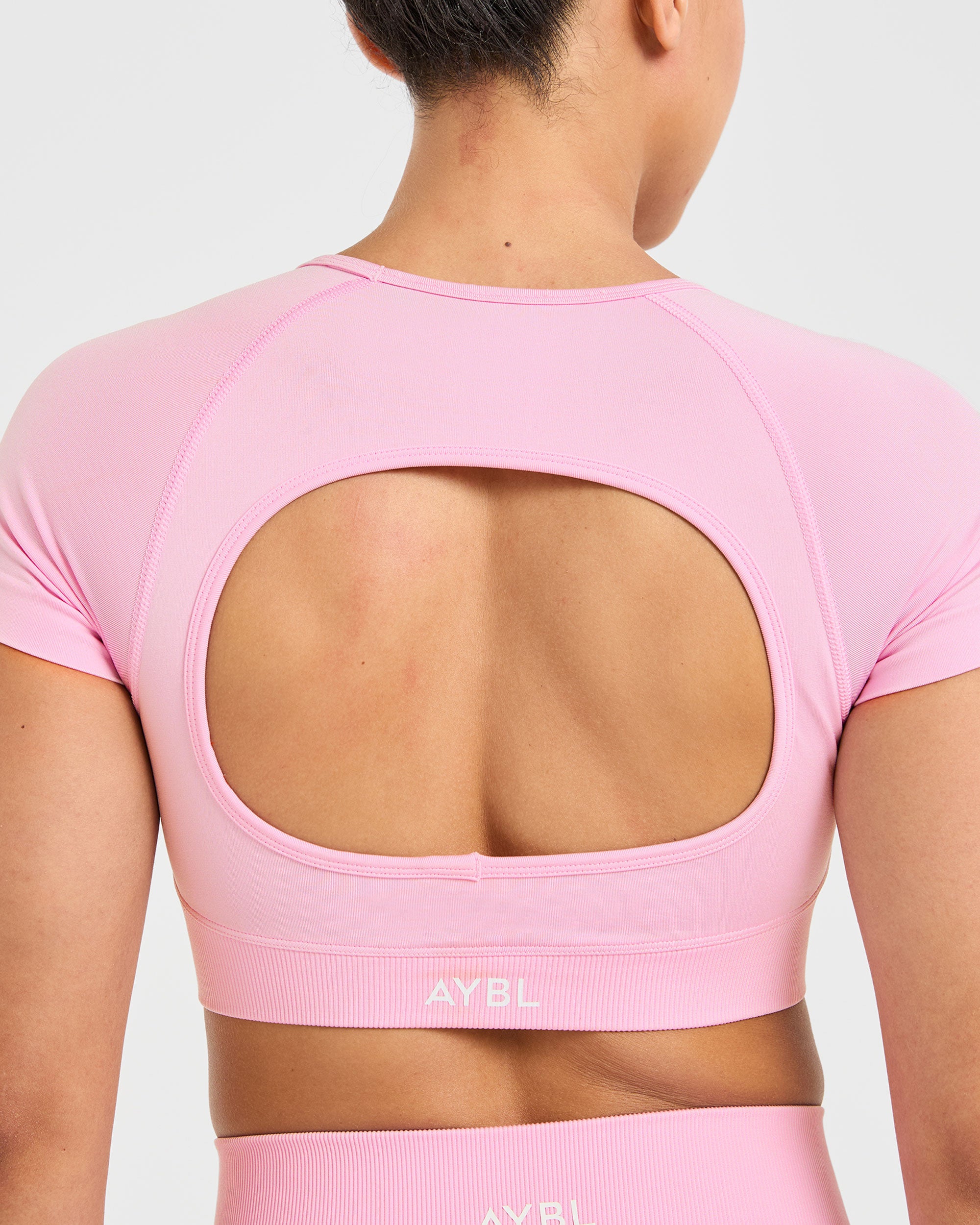 Adapt Seamless Crop Top - Spring Rose