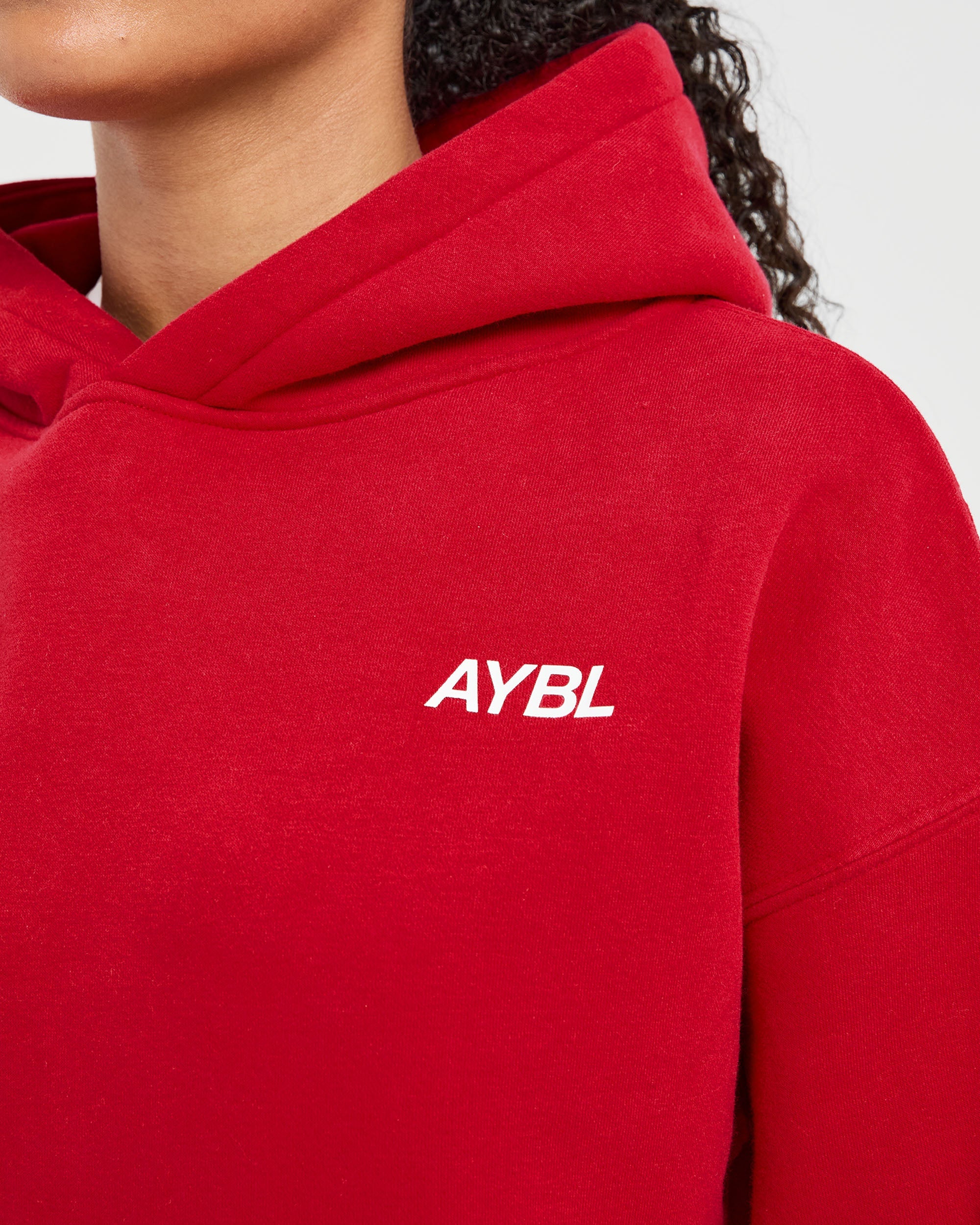 AYBL Sports Club Oversized Hoodie - True Rouge