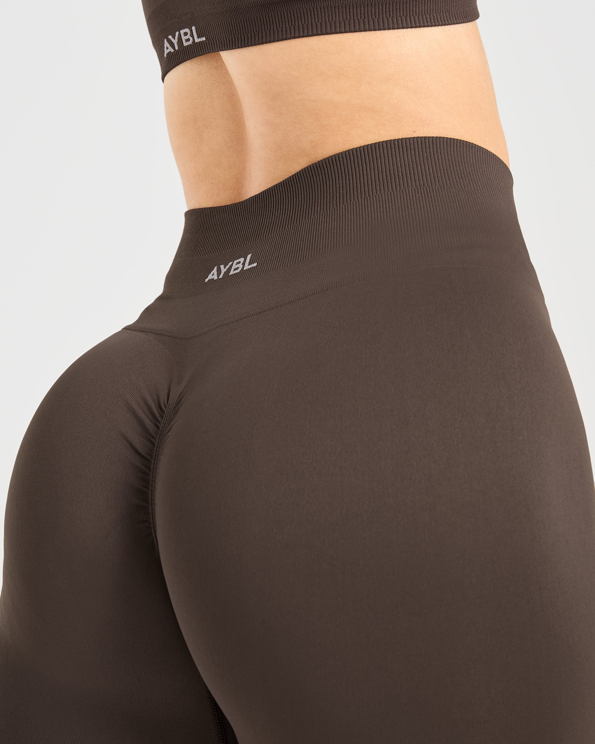 Power Seamless Leggings - Chestnut Brun