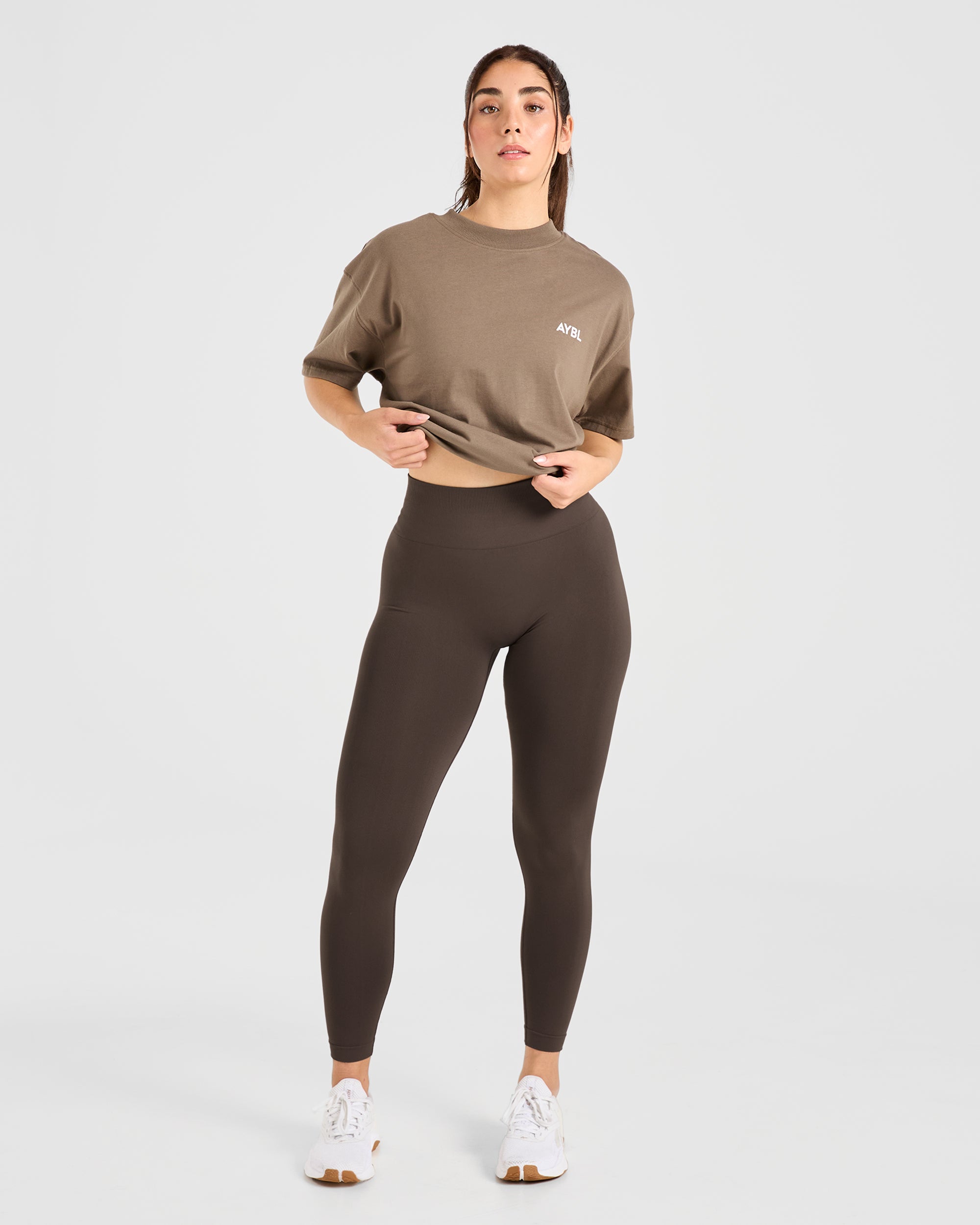 Power Seamless Leggings - Chestnut Brun