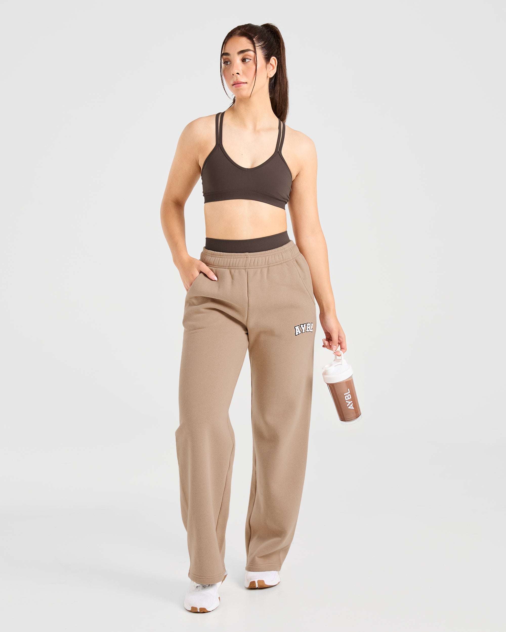 Power Seamless Sports Bra - Chestnut Brun