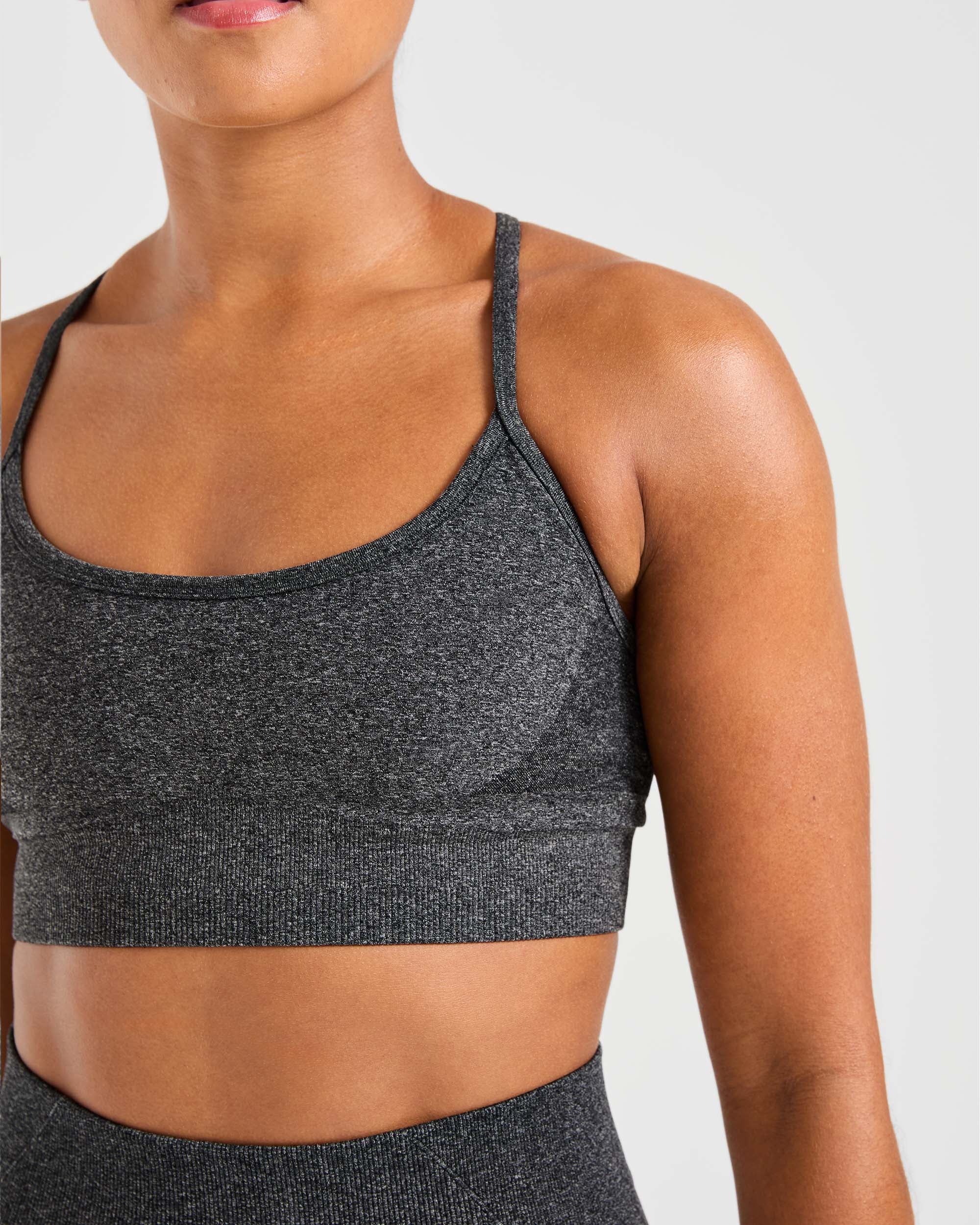 Empower Seamless Sports Bra - Noir Marl