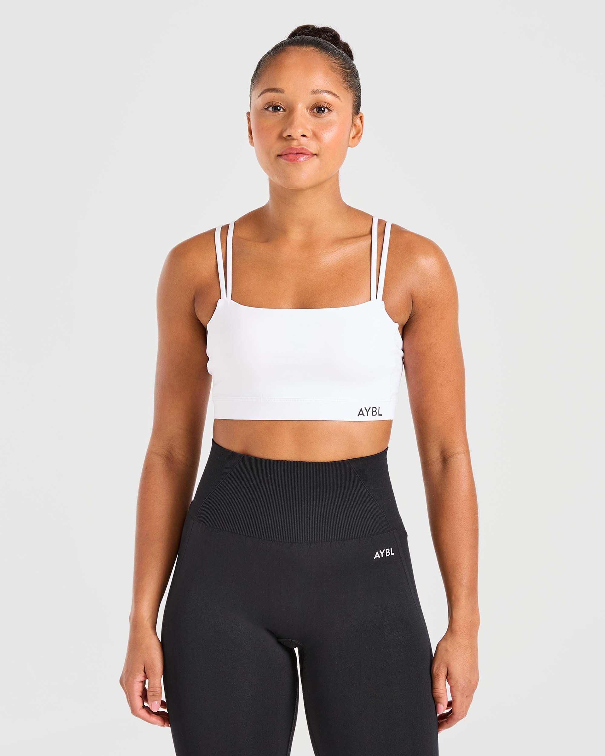 Essential Bandeau Sports Bra - Blanc