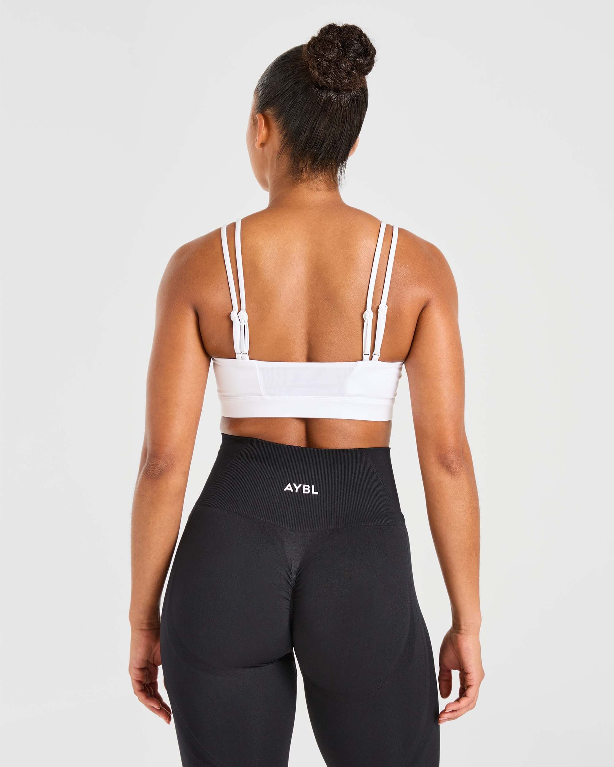 Essential Bandeau Sports Bra - Blanc