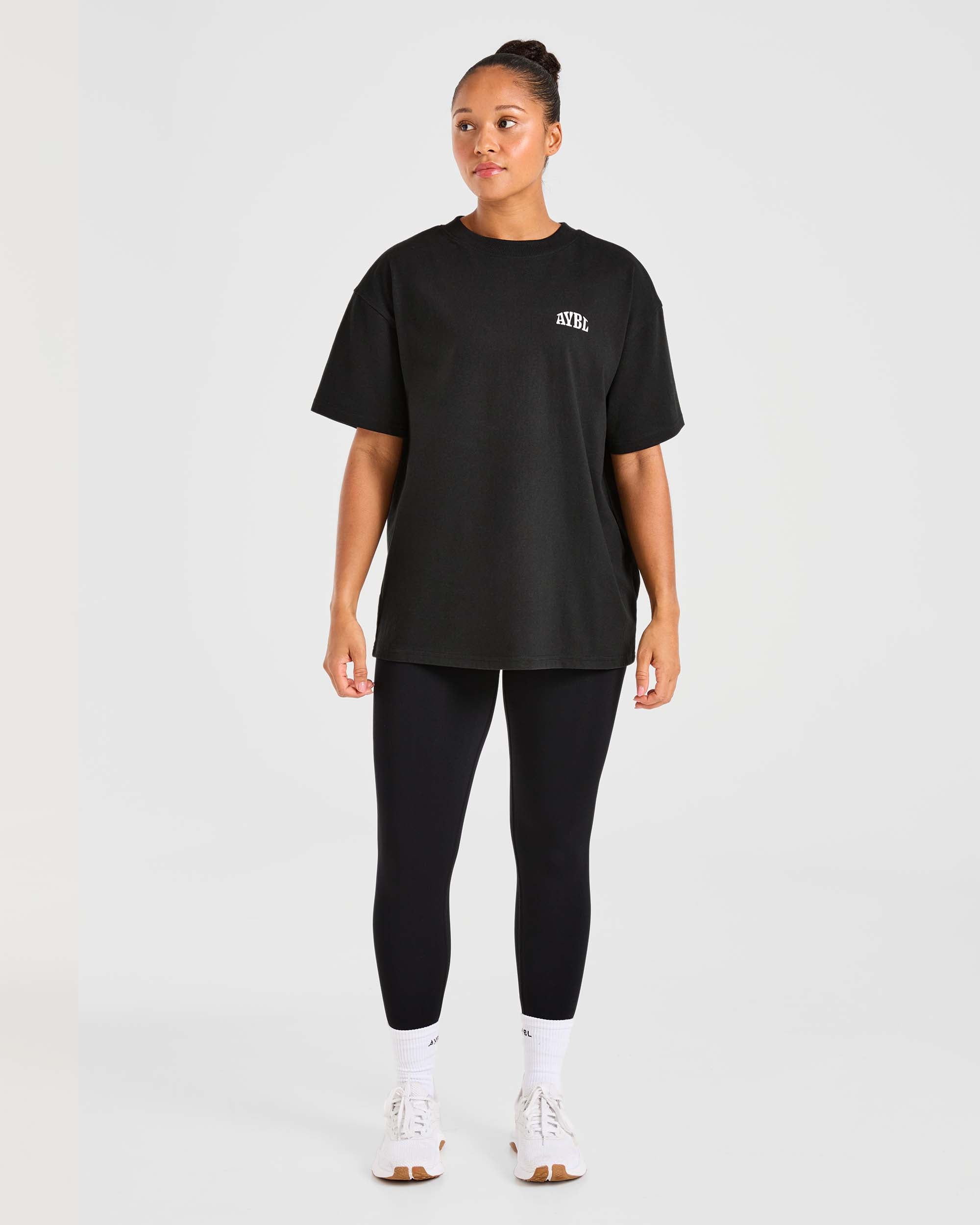 Mind Over Matter Oversized T Shirt - Noir