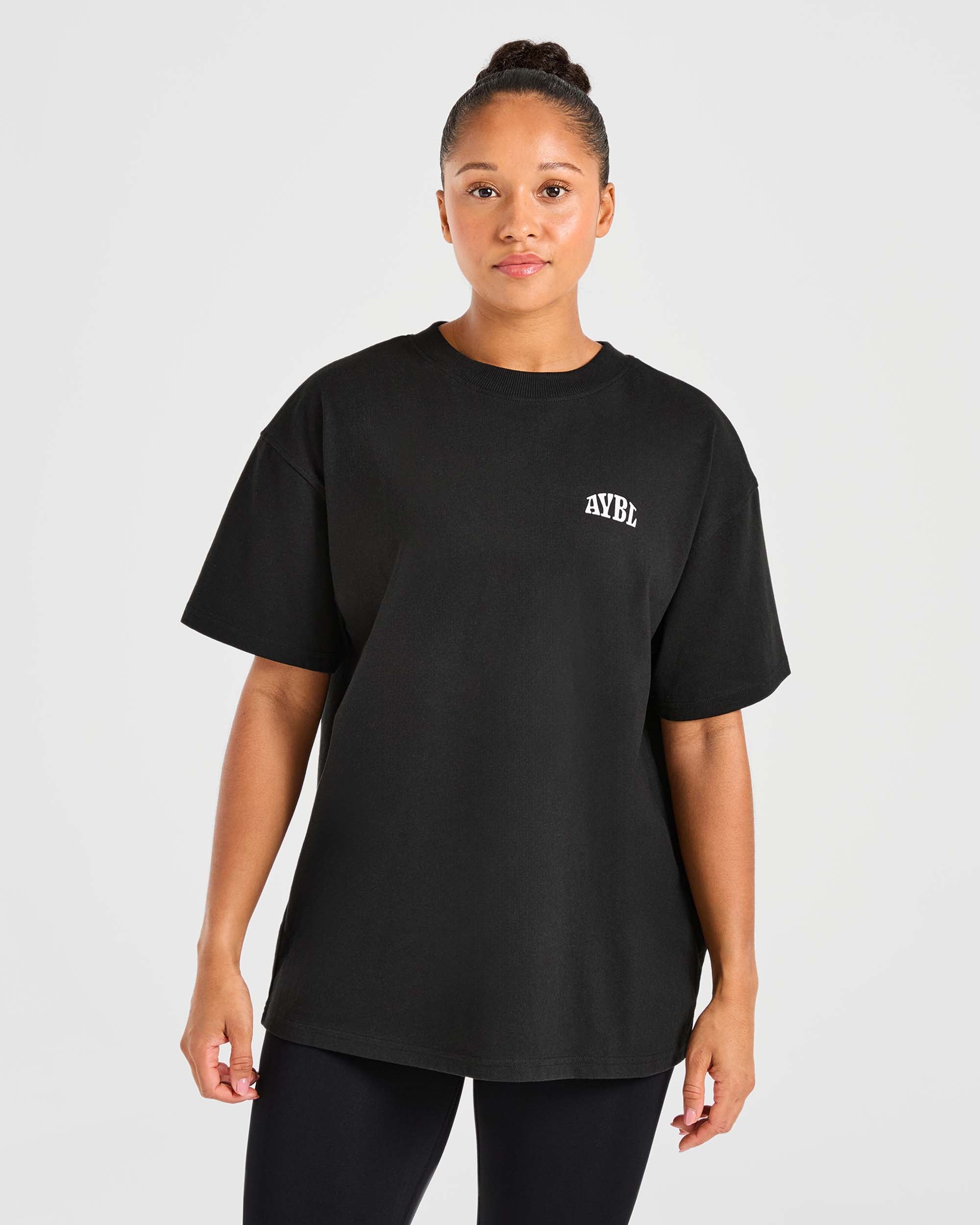 Mind Over Matter Oversized T Shirt - Noir