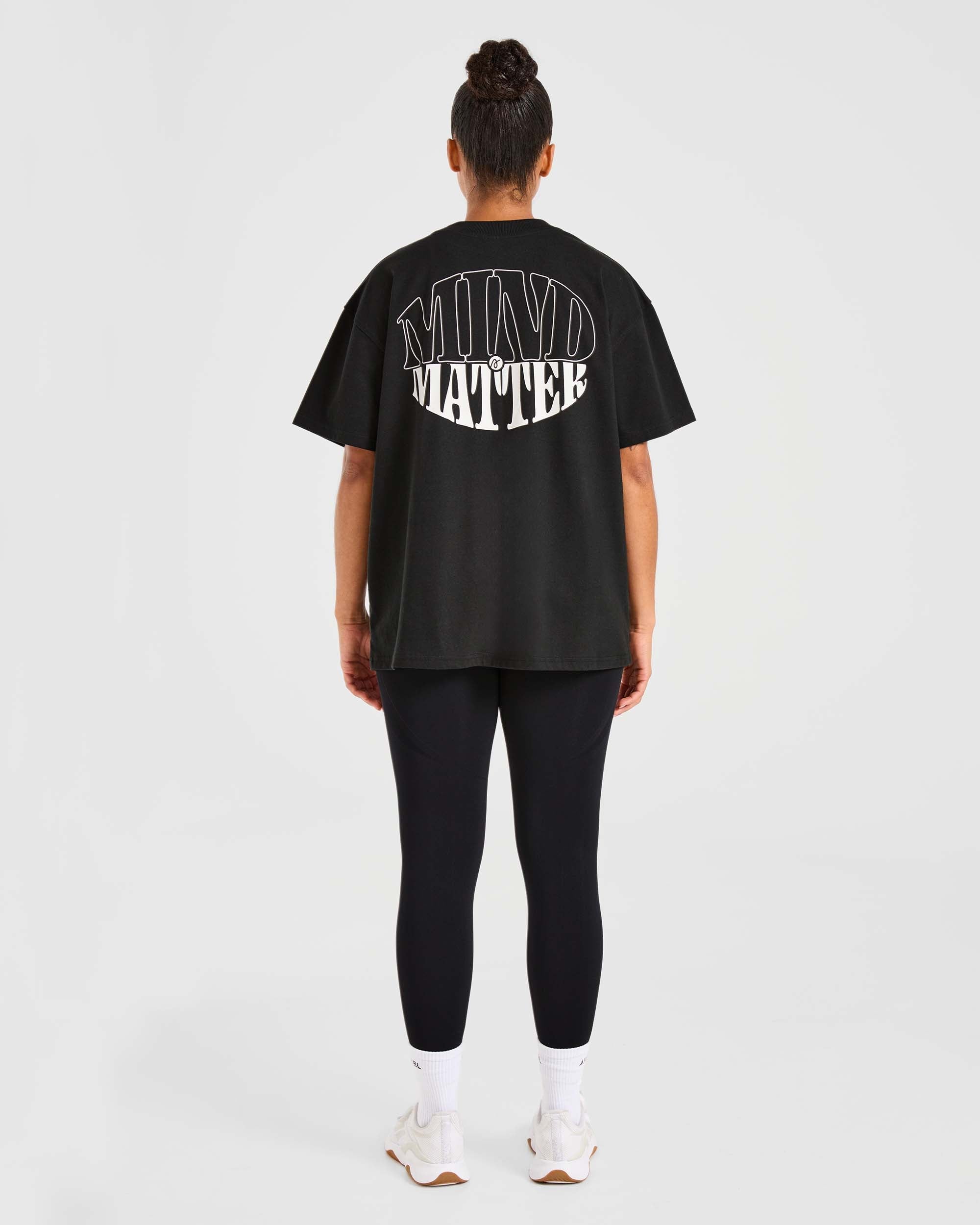 Mind Over Matter Oversized T Shirt - Noir