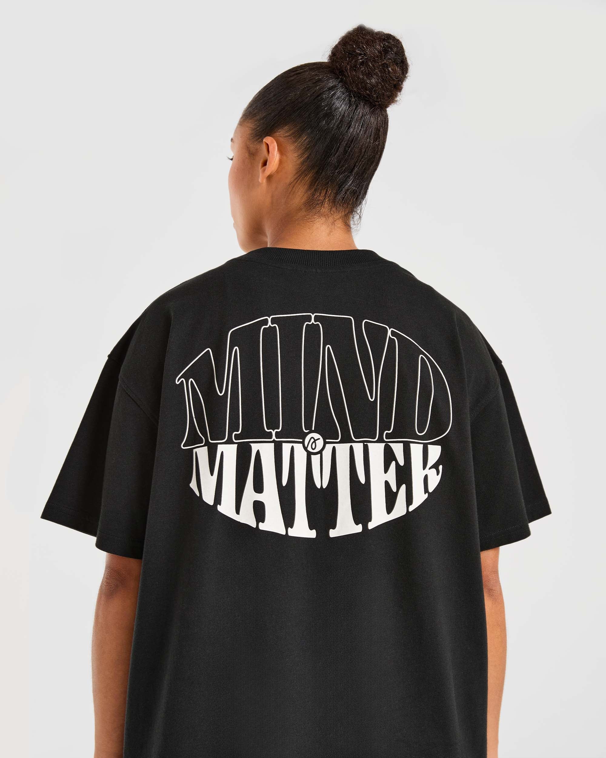 Mind Over Matter Oversized T Shirt - Noir