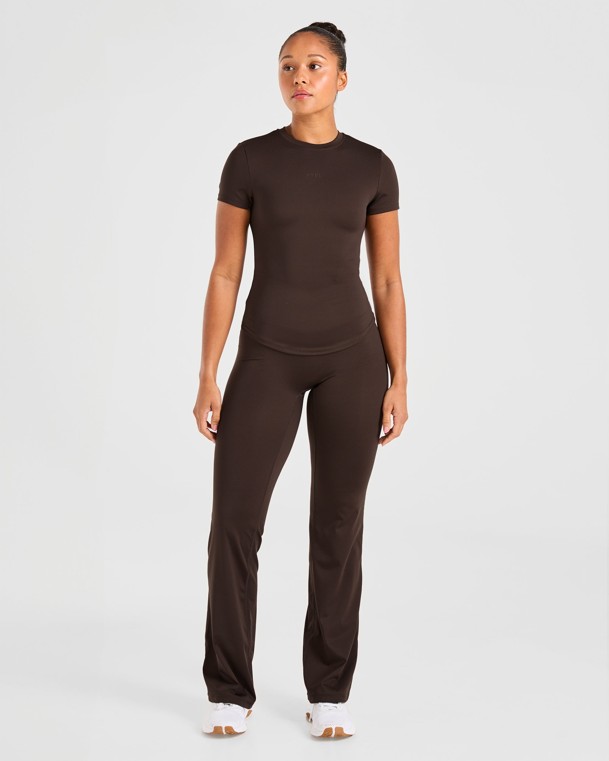 Sculpt T Shirt - Deep Cocoa Brun