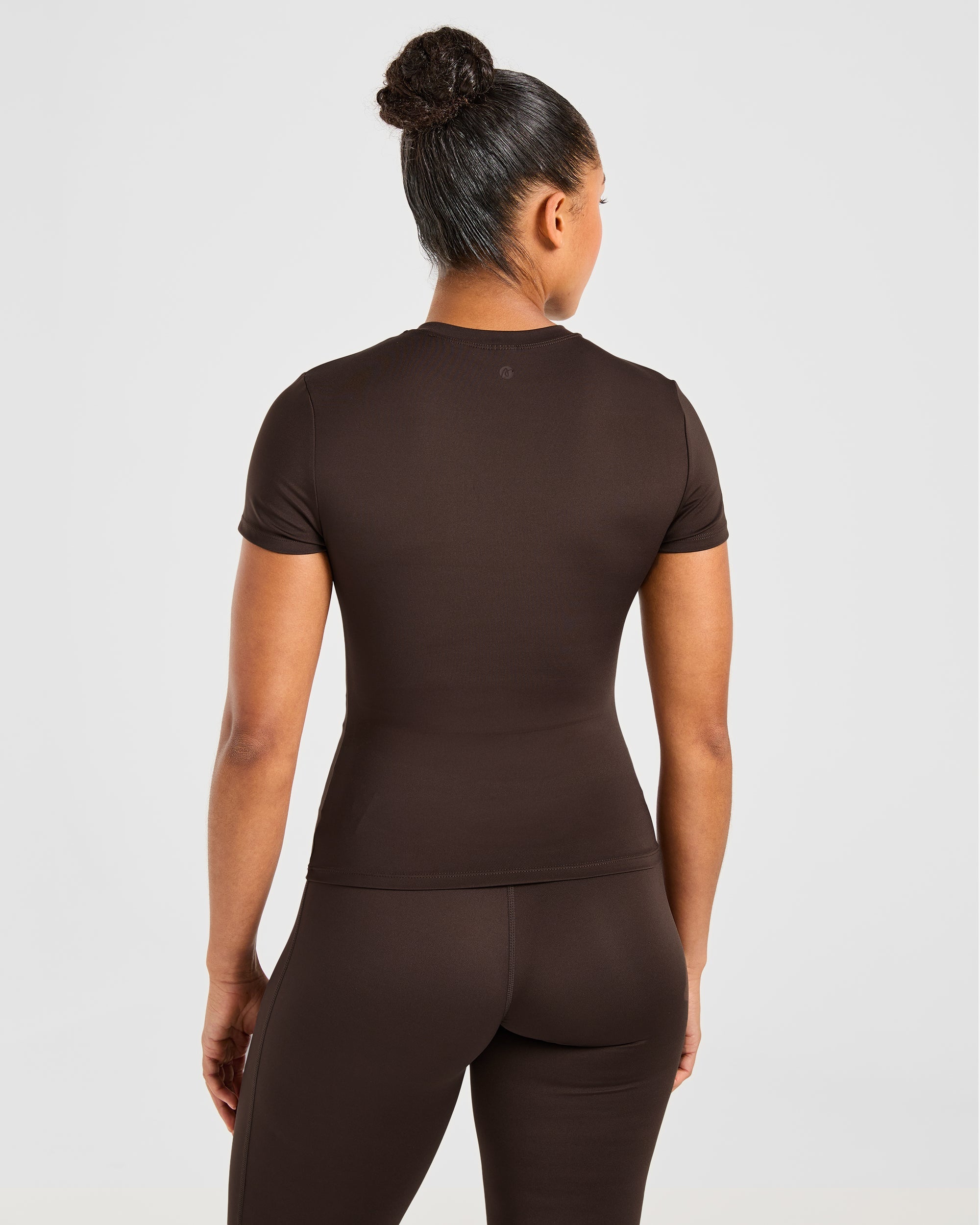 Sculpt T Shirt - Deep Cocoa Brun