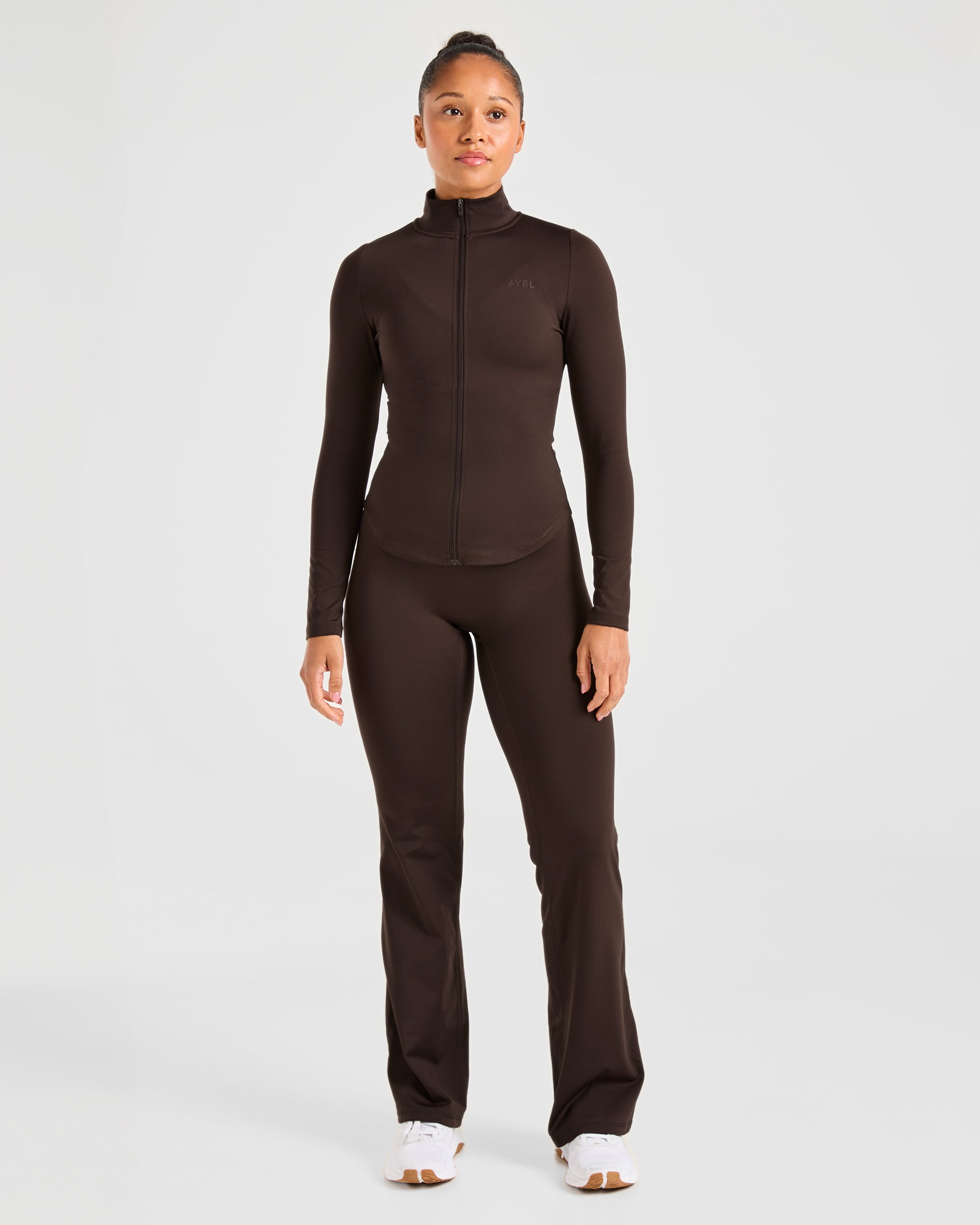 Sculpt Zip Jacket - Deep Cocoa Brun