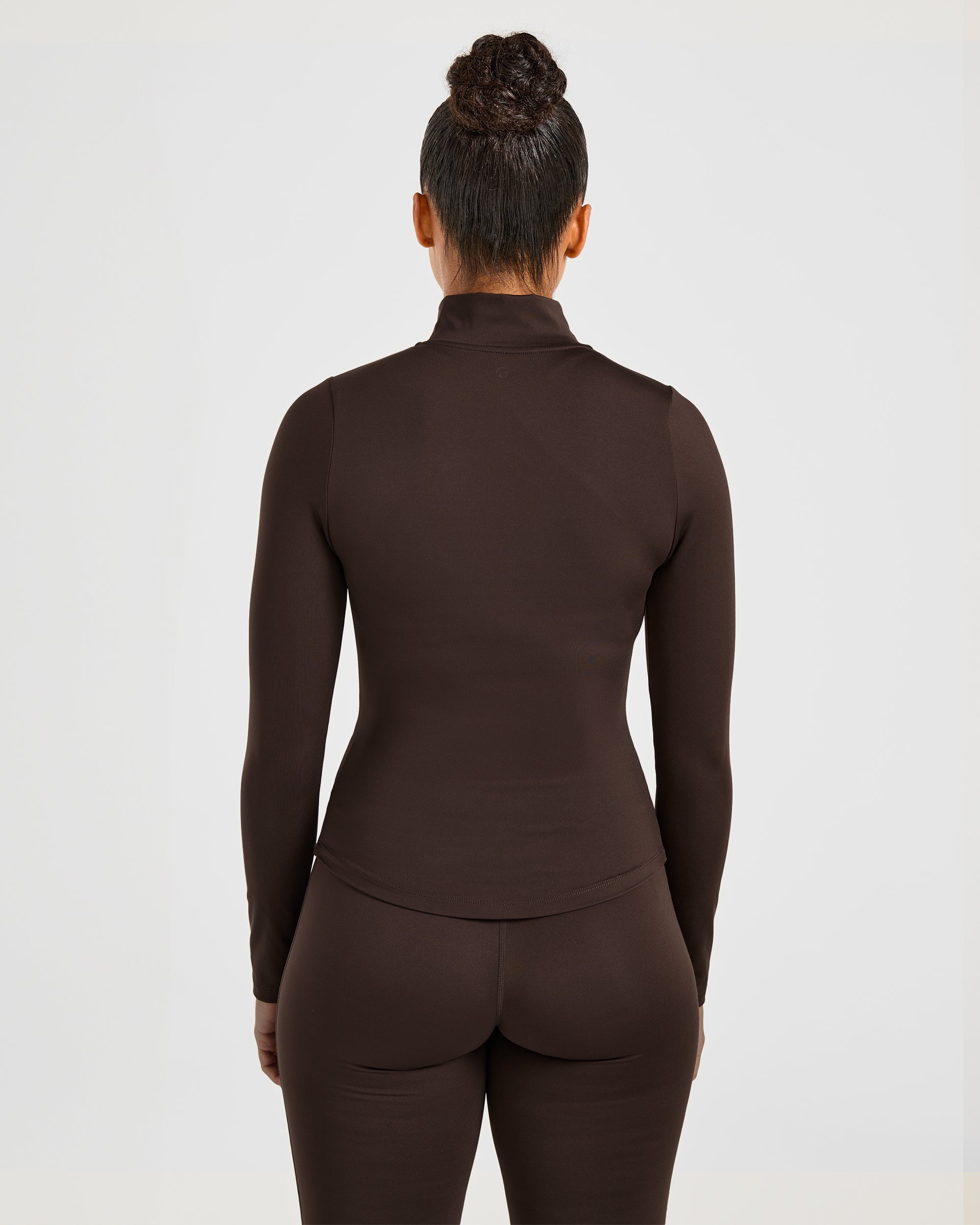 Sculpt Zip Jacket - Deep Cocoa Brun