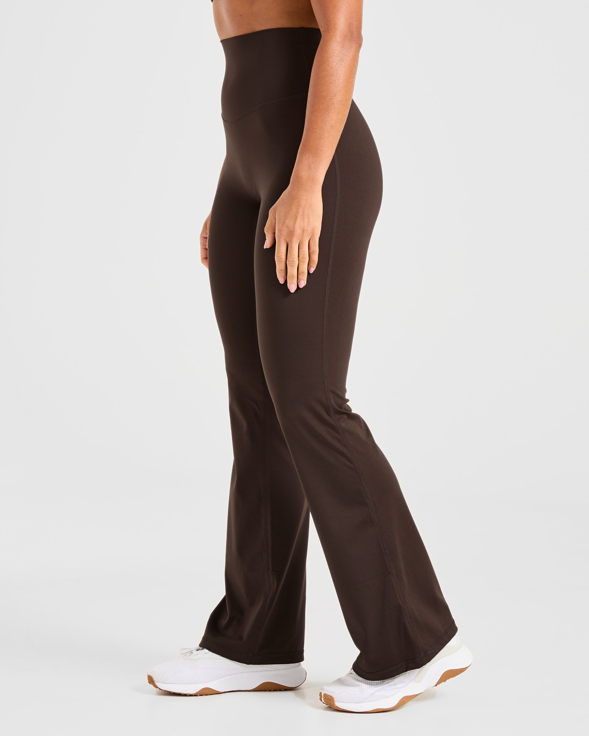 Sculpt Flared Leggings - Deep Cocoa Brun