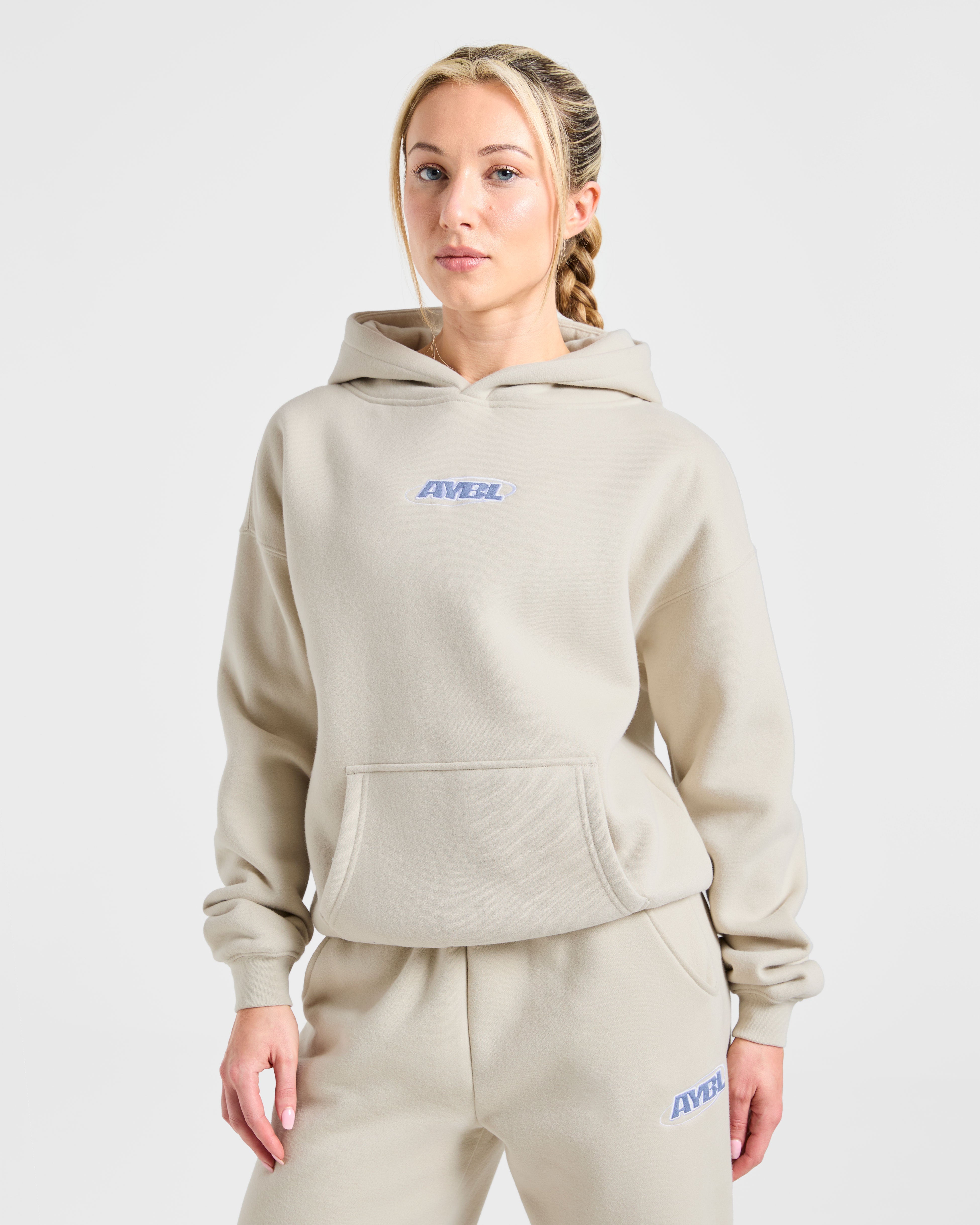 Sports Essentials Oversized Hoodie - Sand
