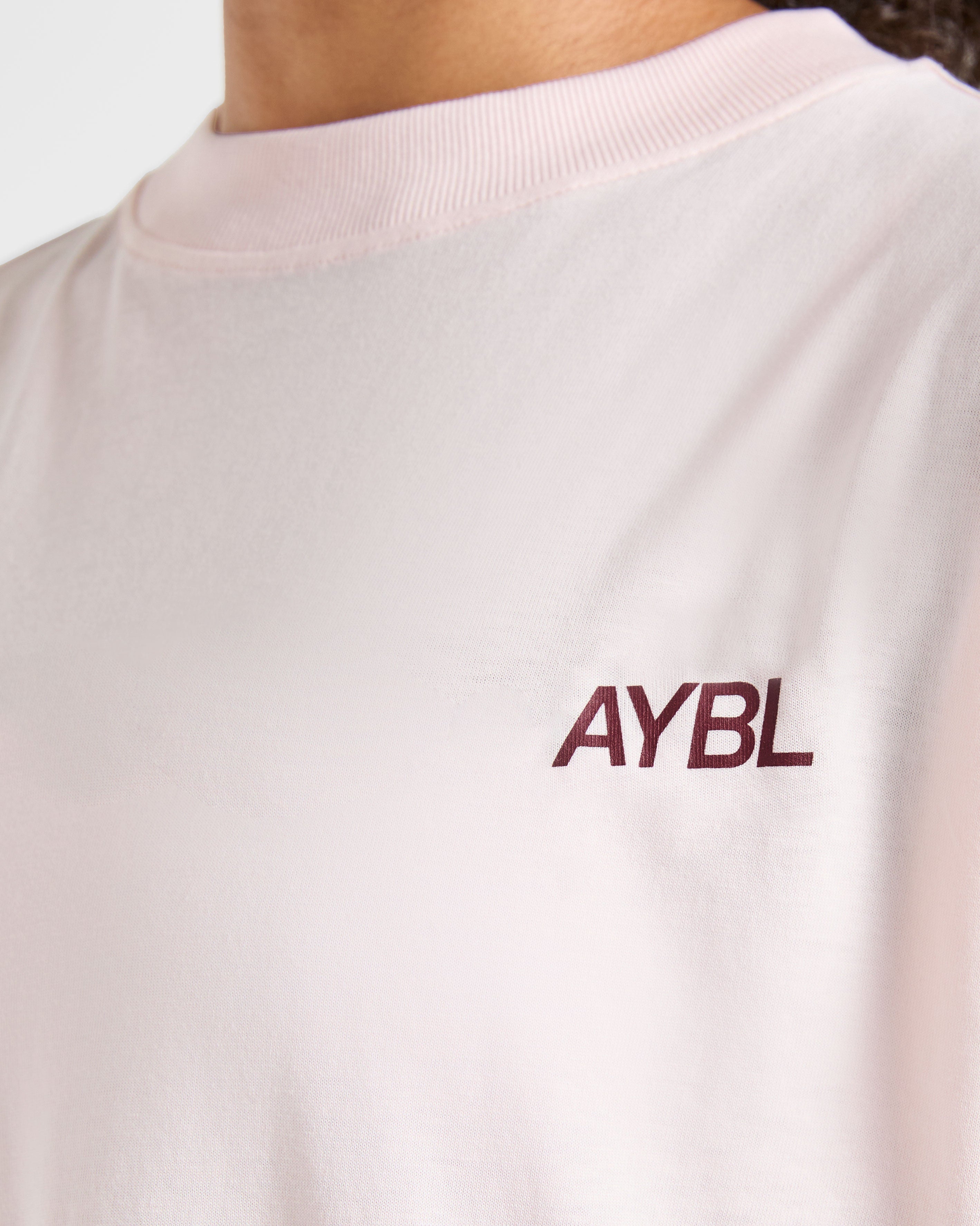 Sport Society Oversized T Shirt - Rose