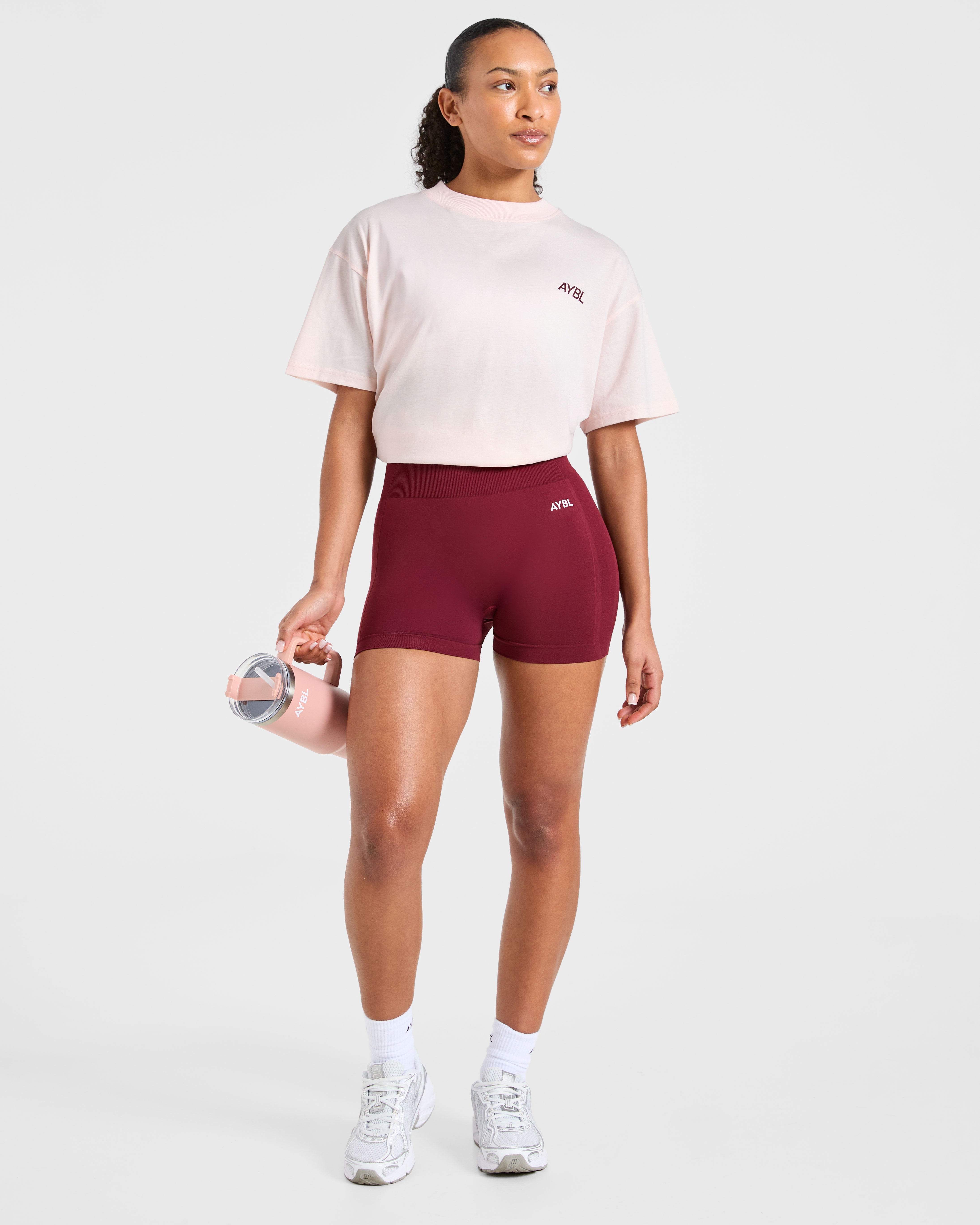 Sport Society Oversized T Shirt - Rose