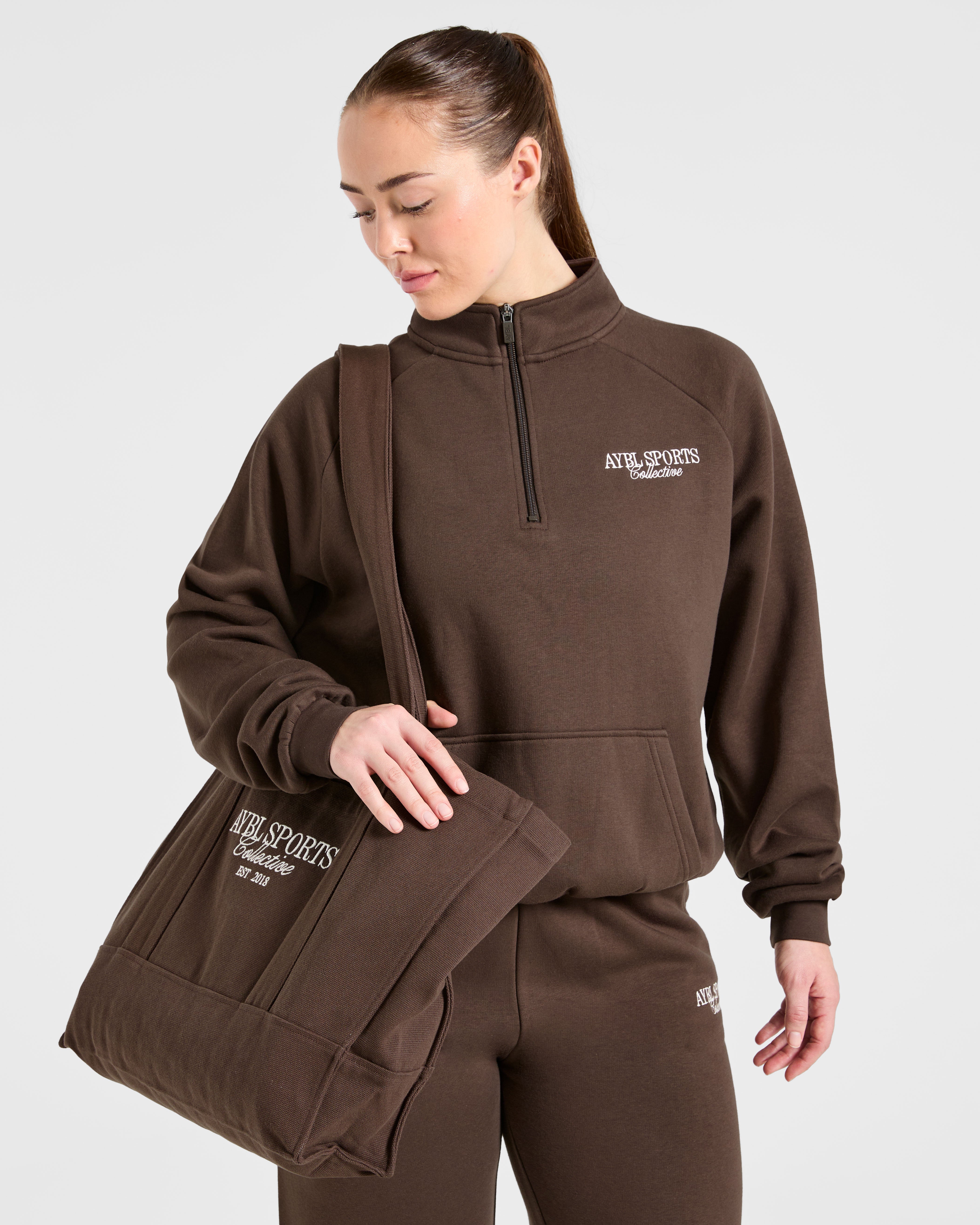 Sports Collective Tote Bag - Marron