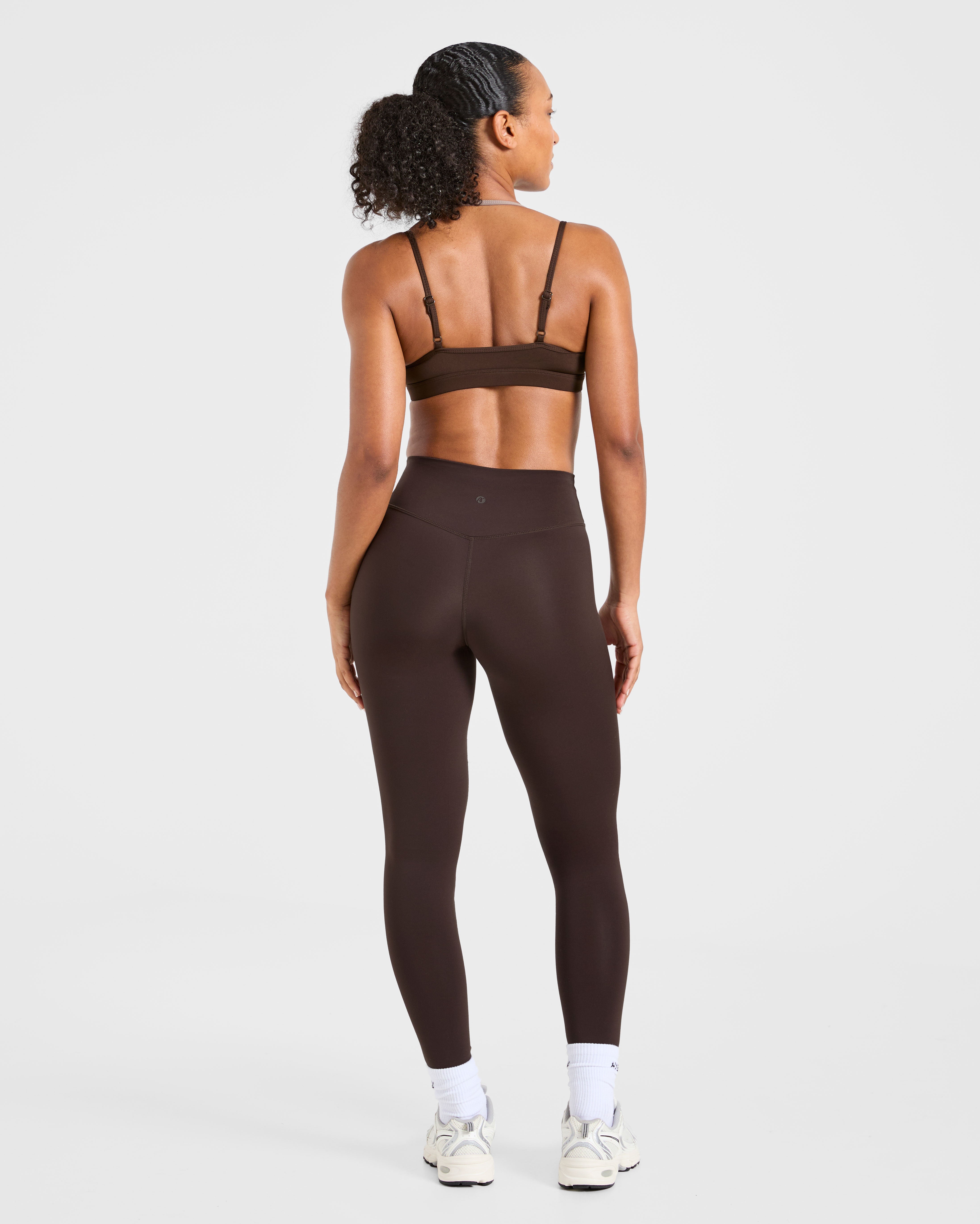 Essential Double Layer Sports Bra - Marron