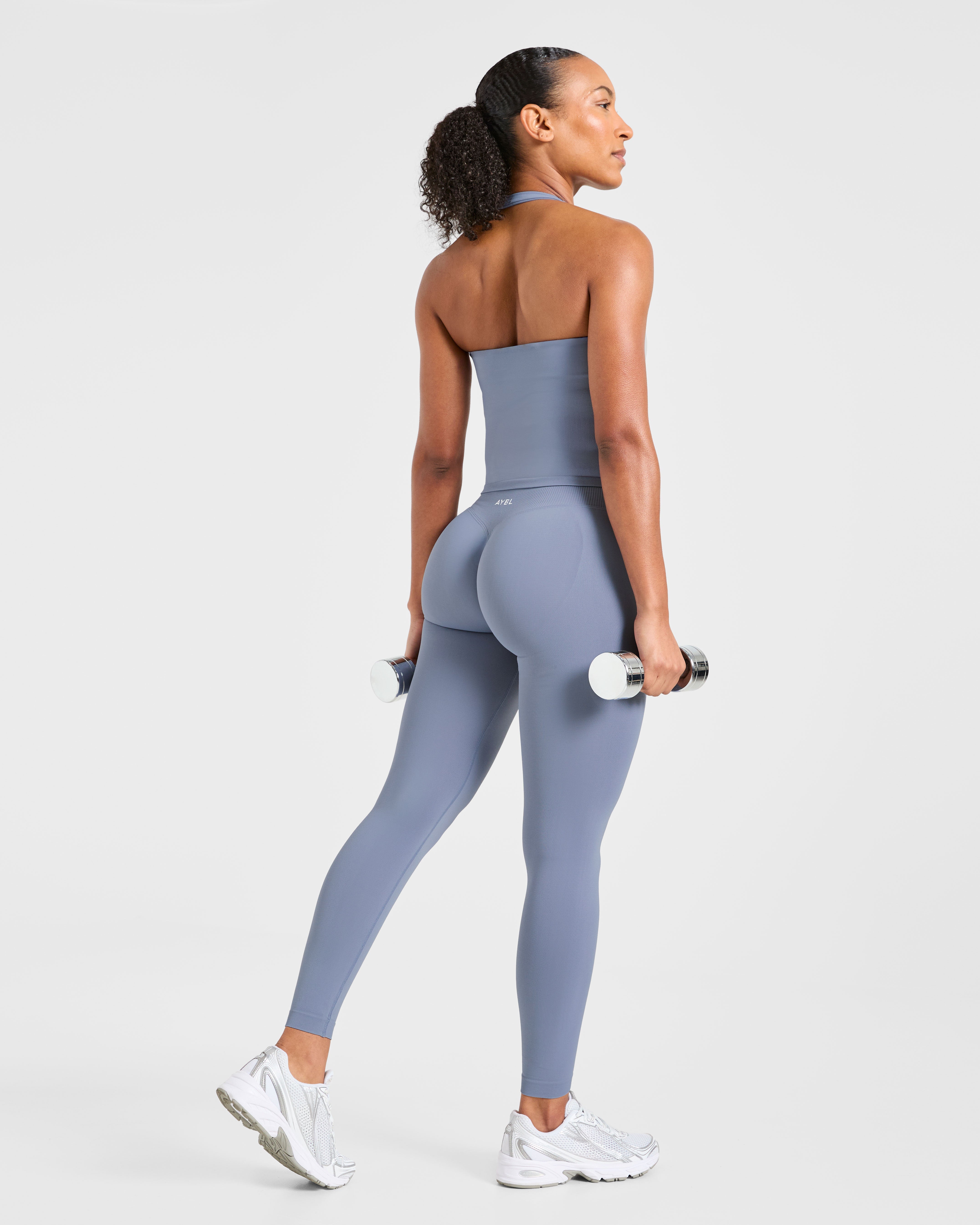 Enhance Seamless Leggings - Slate Bleu