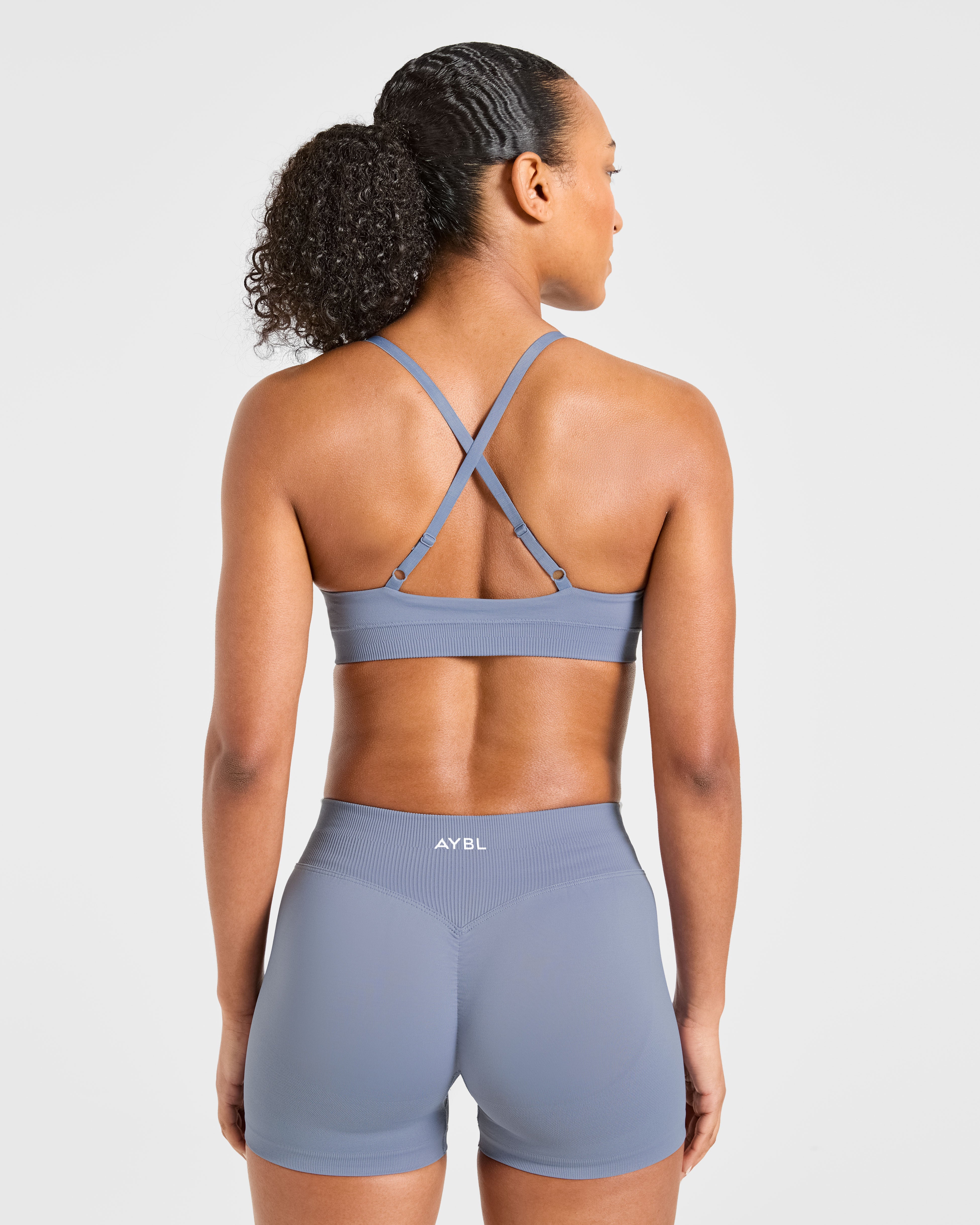 Enhance Seamless Sports Bra - Slate Bleu