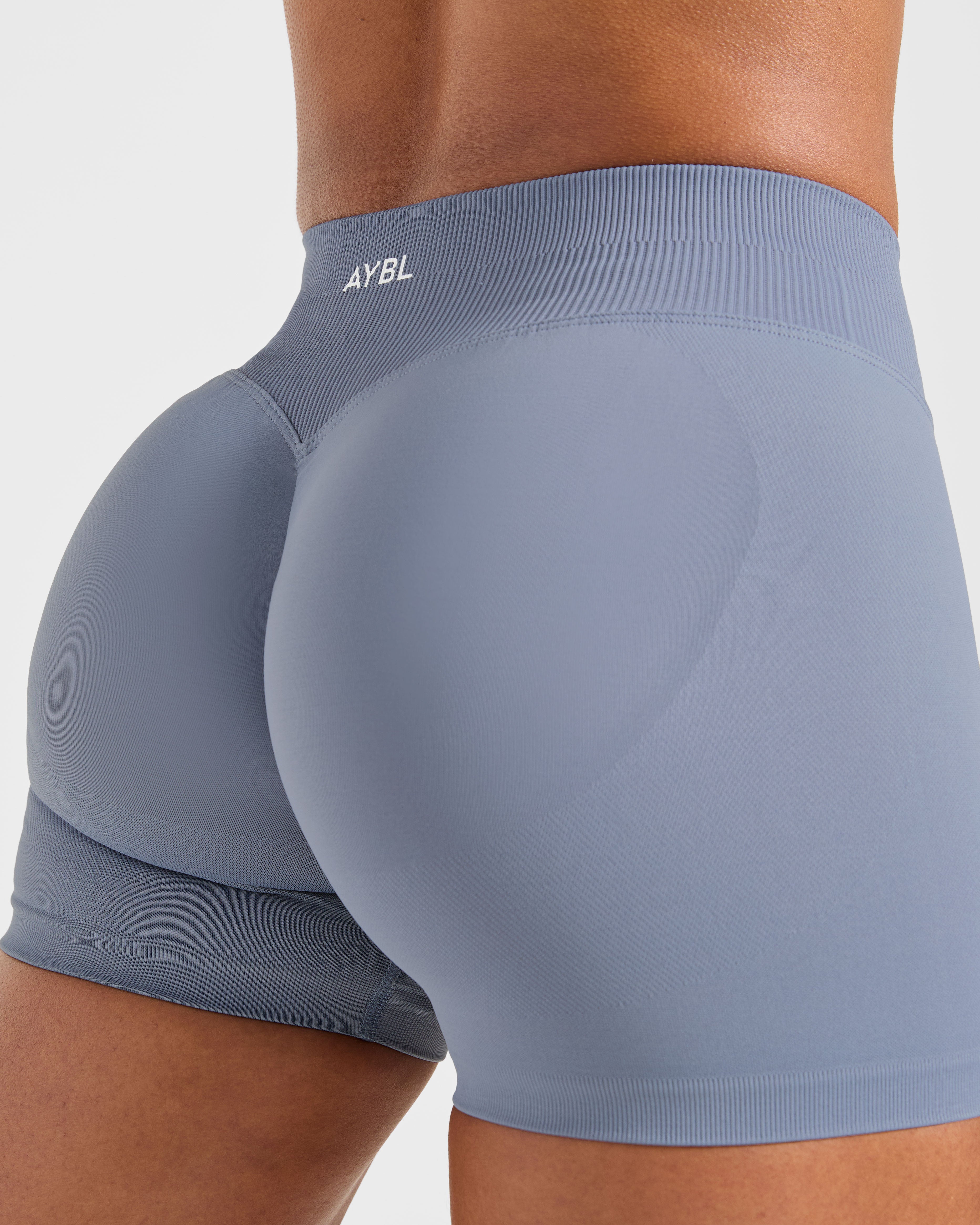 Enhance Seamless Shorts - Slate Bleu