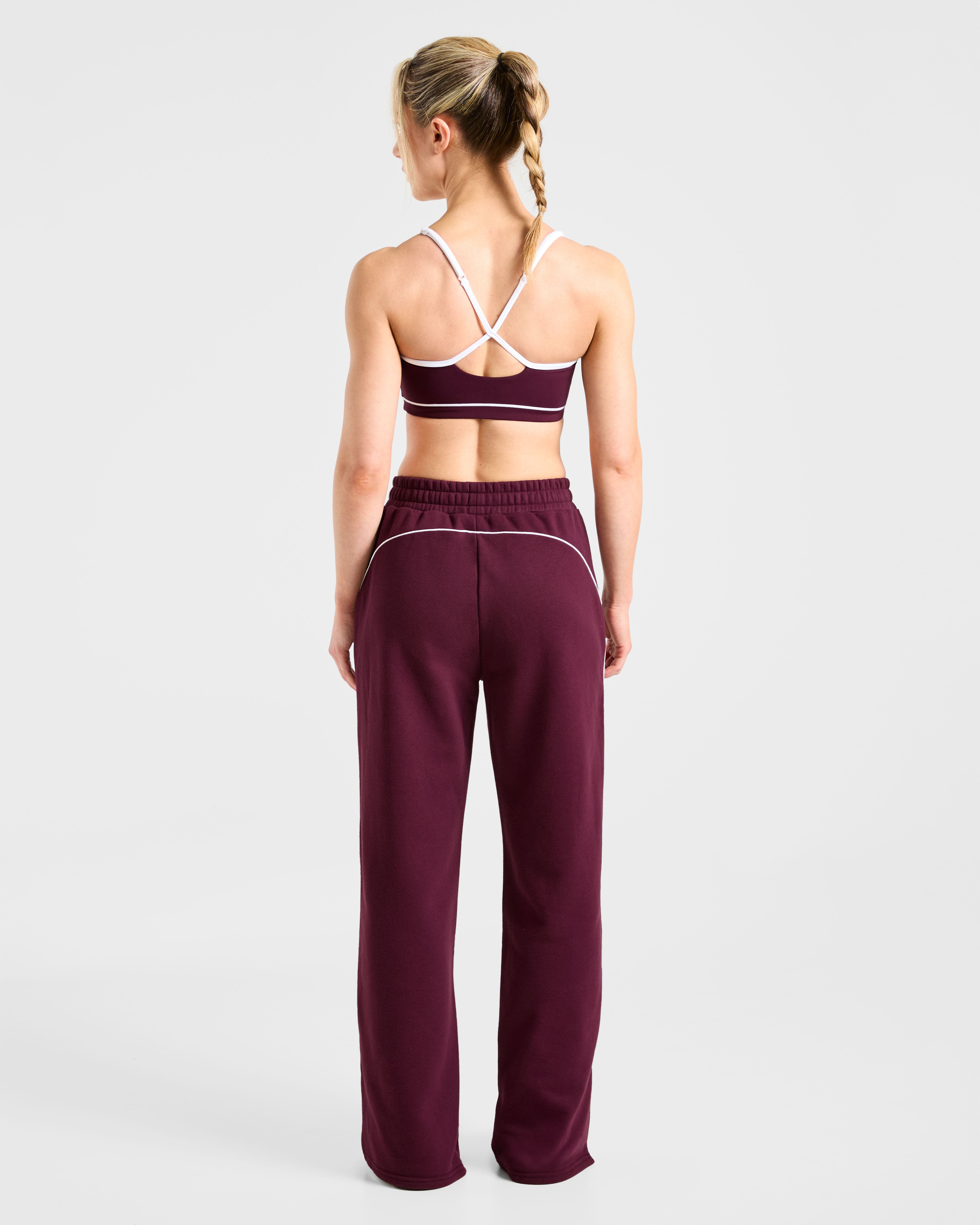 Form Straight Leg Joggers - Deep Mulberry