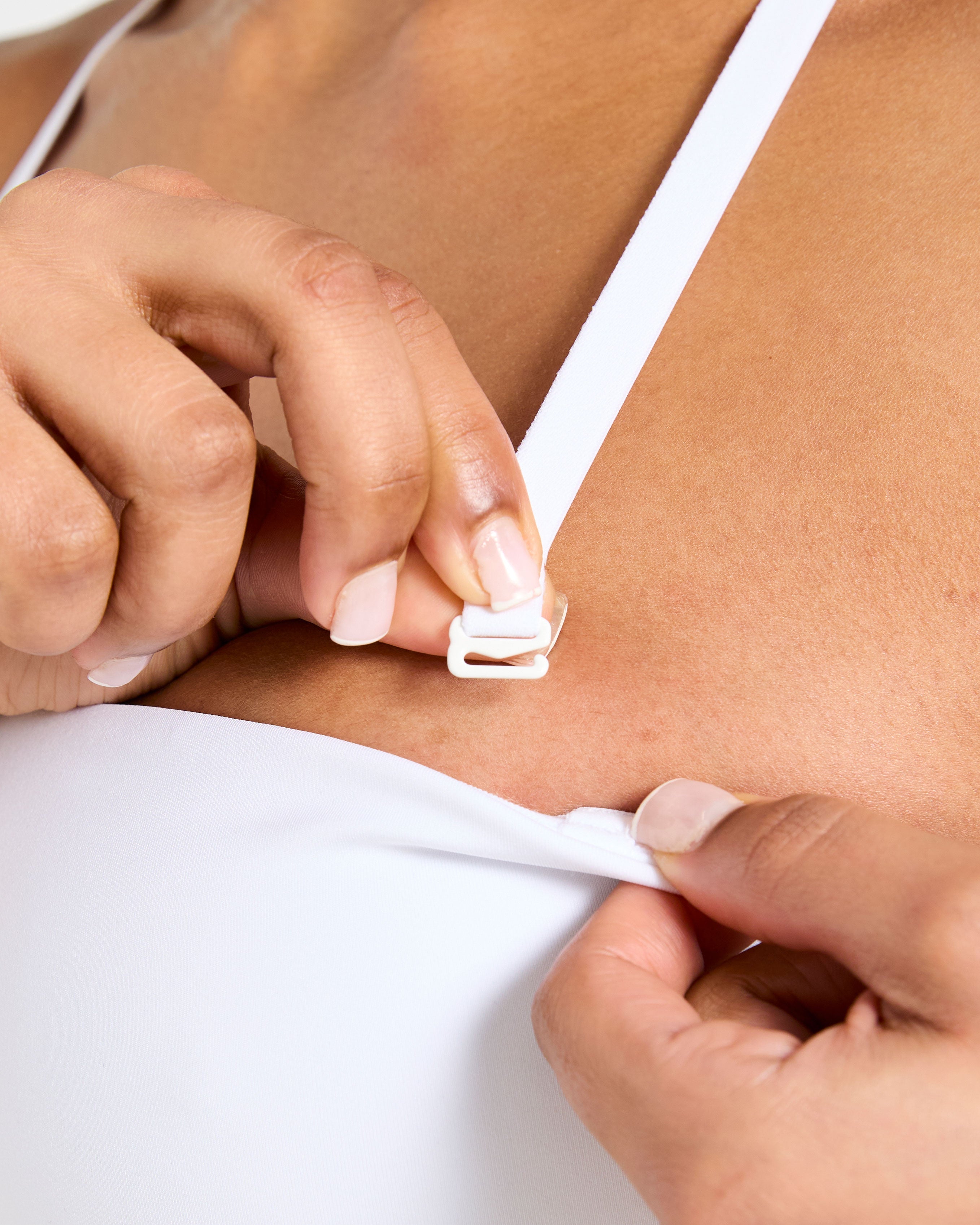 Essential Bandeau Sports Bra - Blanc