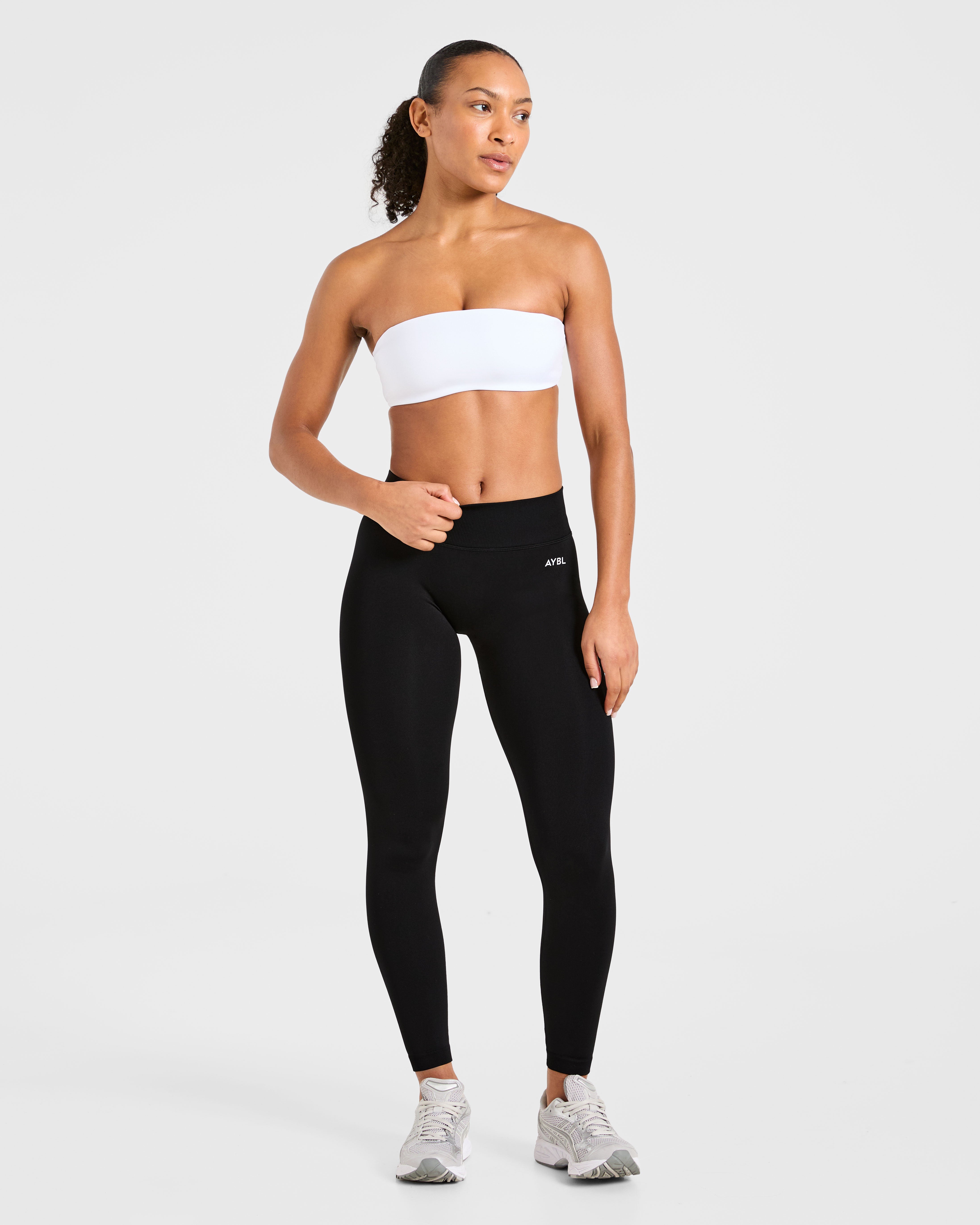 Essential Bandeau Sports Bra - Blanc
