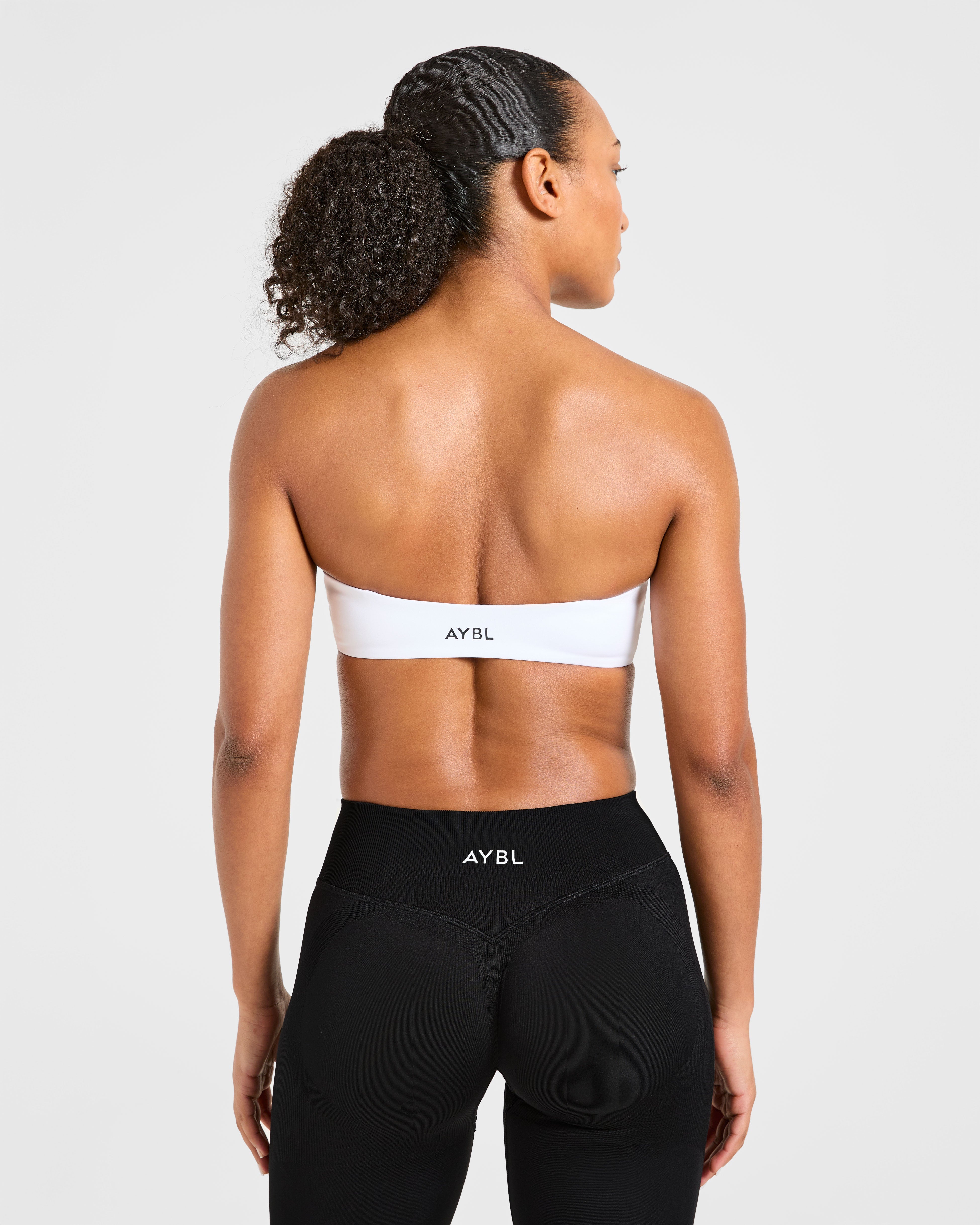 Essential Bandeau Sports Bra - Blanc