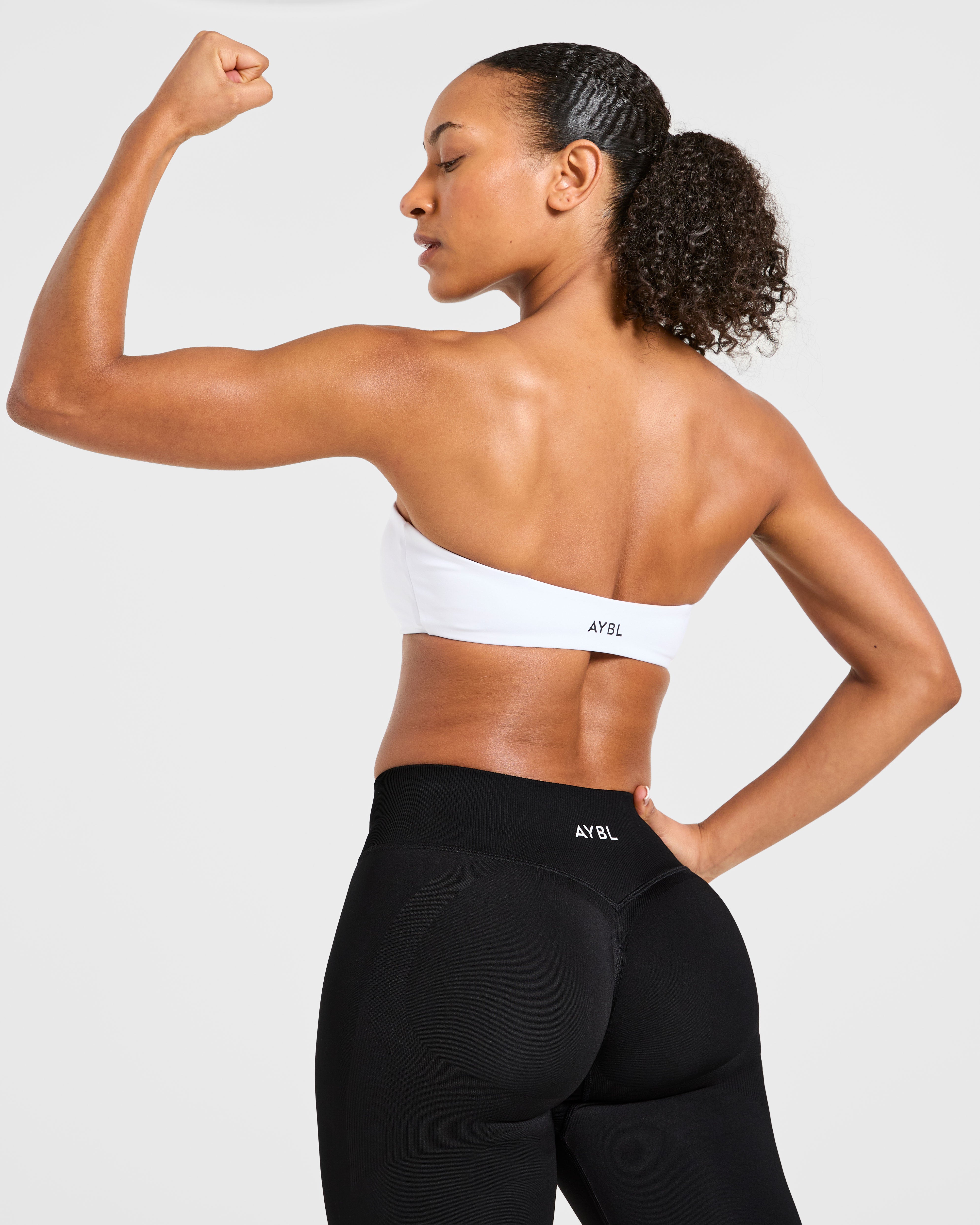 Essential Bandeau Sports Bra - Blanc