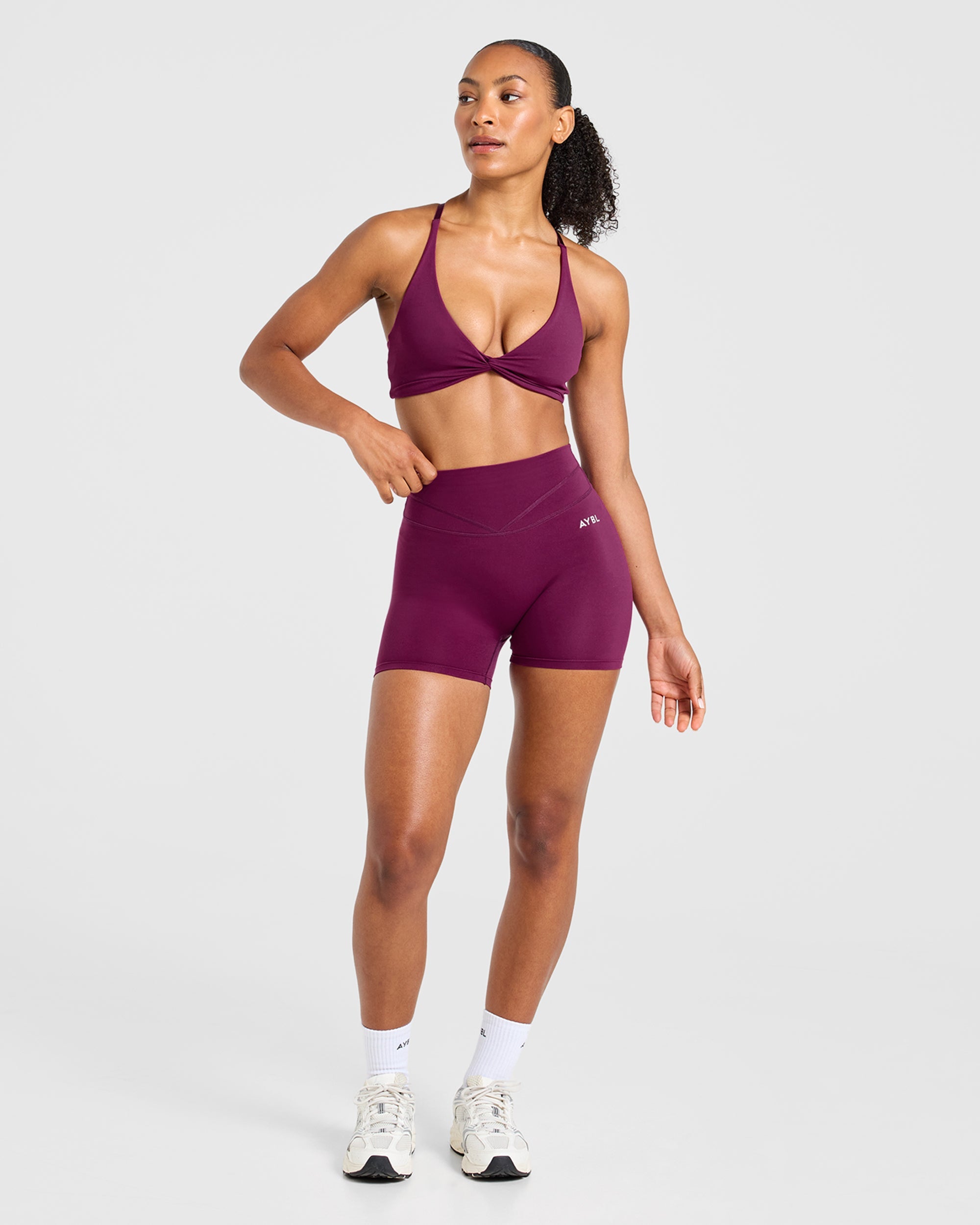 Engage Shorts - Rich Plum