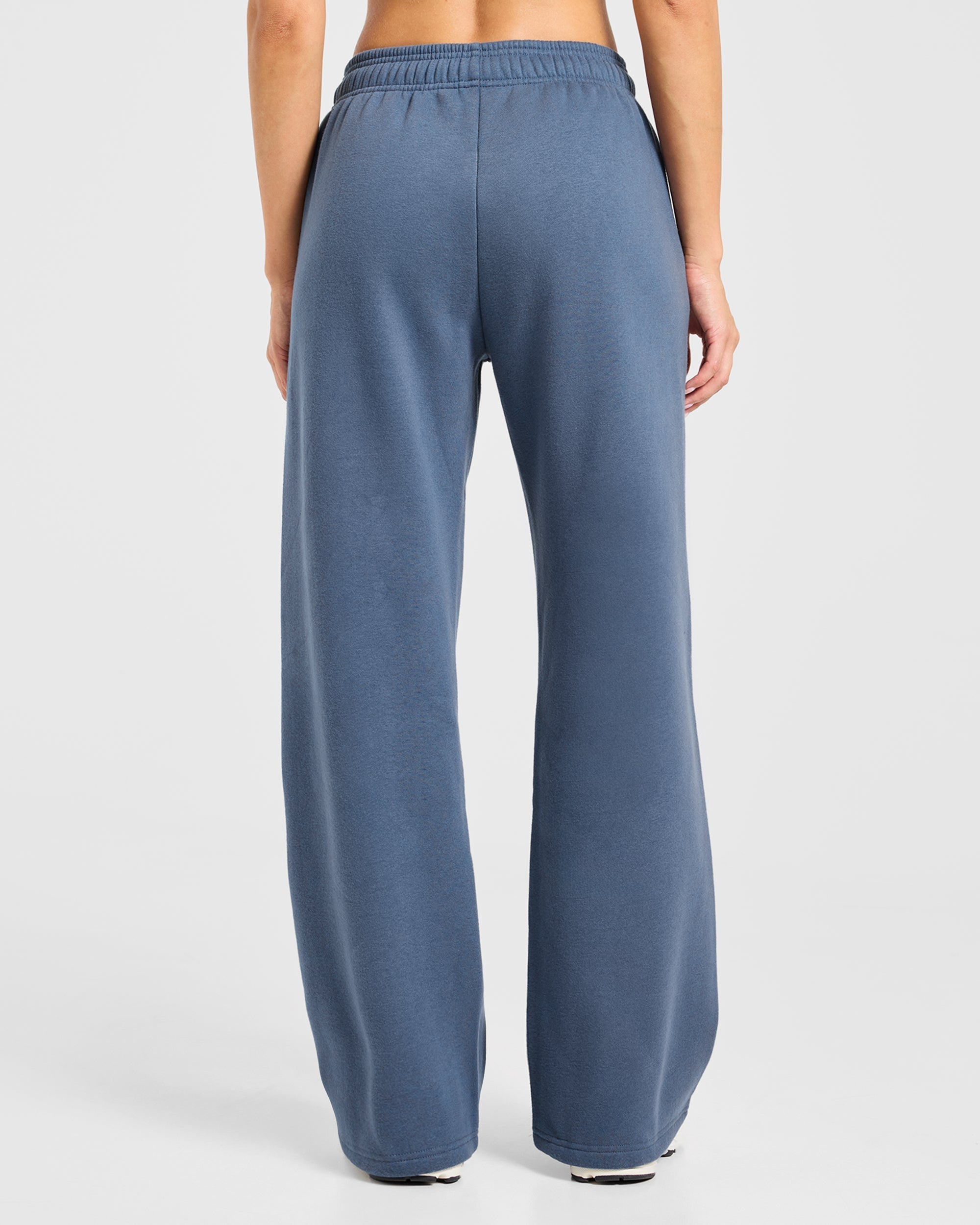 Varsity 2.0 Oversized Straight Leg Joggers - Denim Bleu