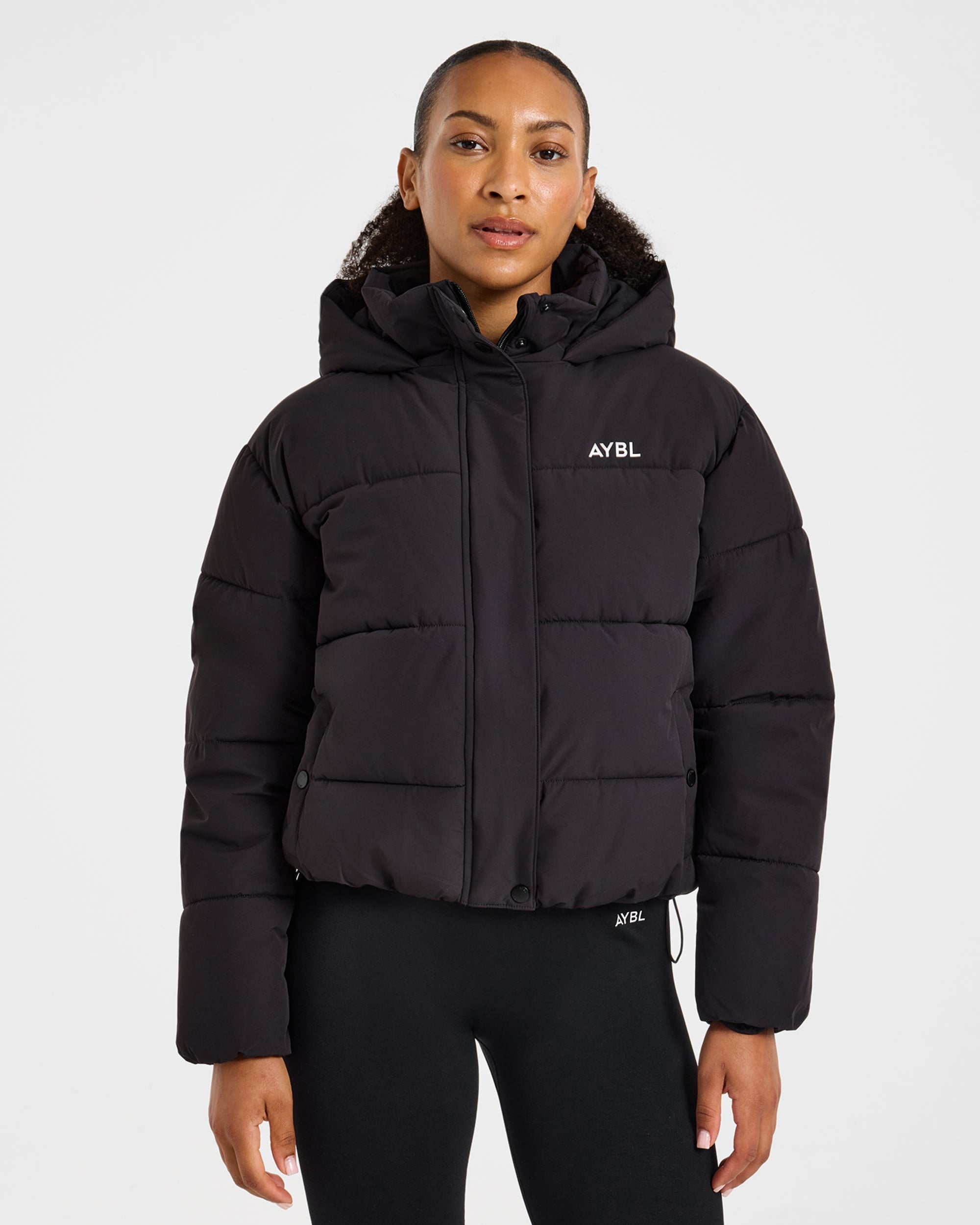 Signature Puffer Coat - Noir